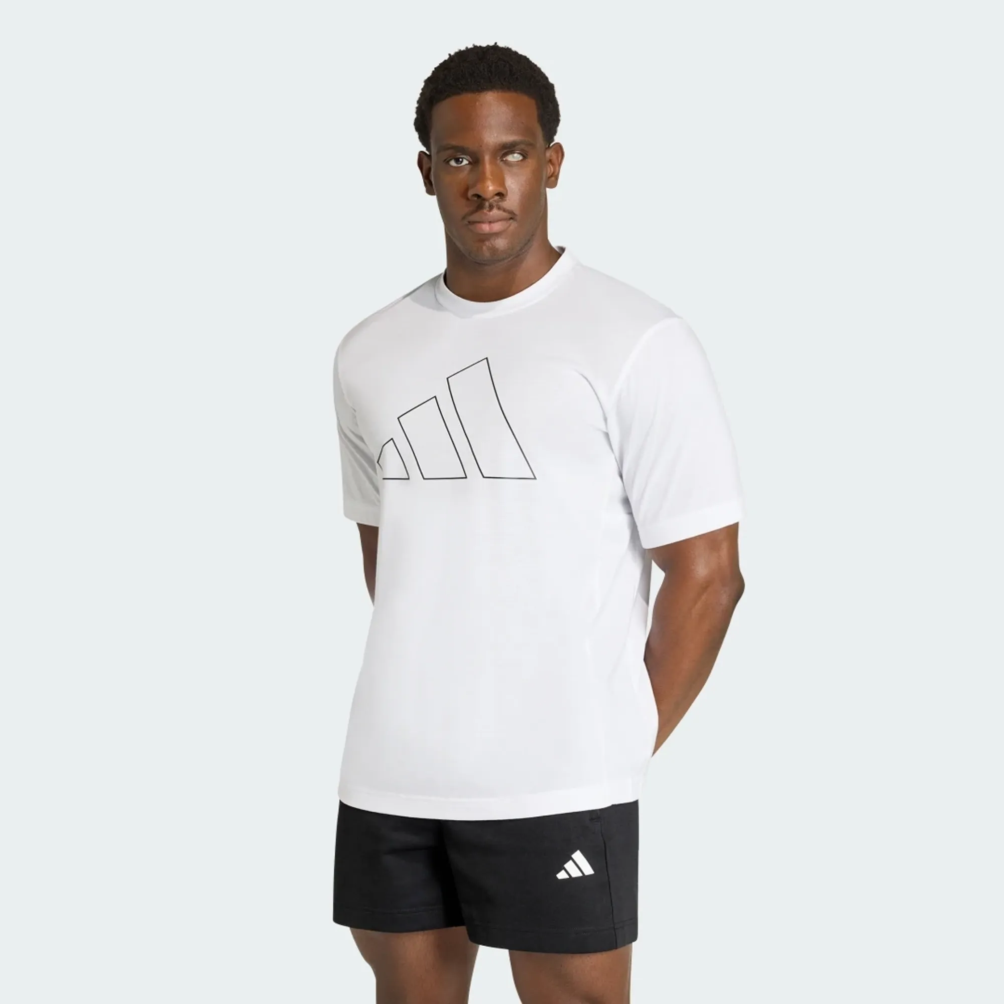 adidas WORKOUT ESSENTIALS FEELREADY LOGO T-SHIRT
