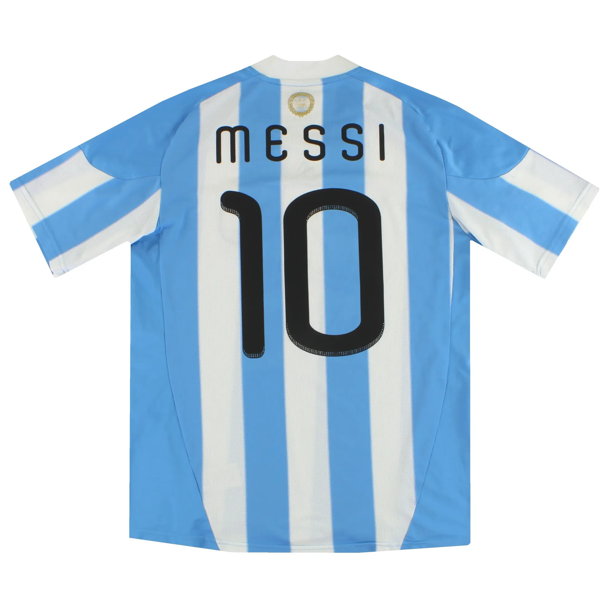 2010-11 Argentina adidas Home Shirt Messi #10 M - Argentina / Excellent 