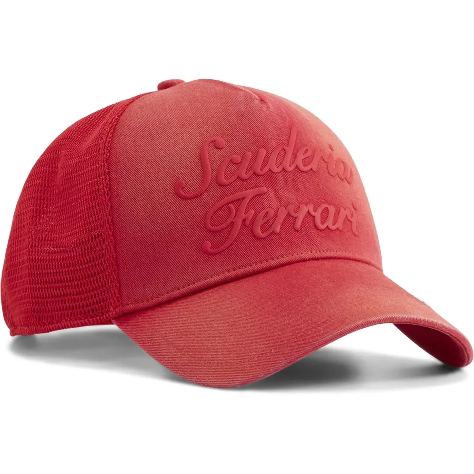 Scuderia Ferrari Lifestyle Trucker Cap in Red