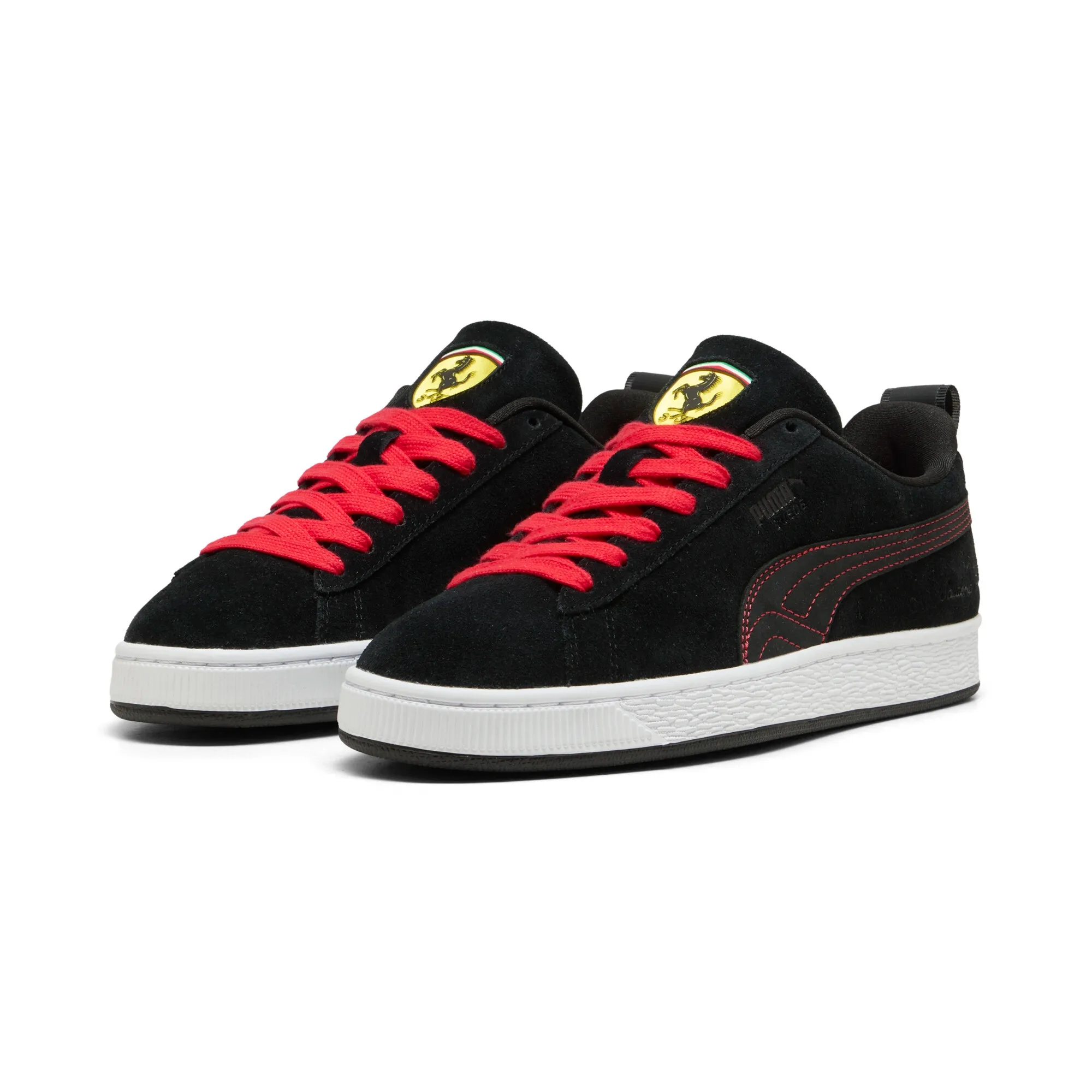 PUMA Ferrari Suede OG Sneakers Unisex in Black | Size 13