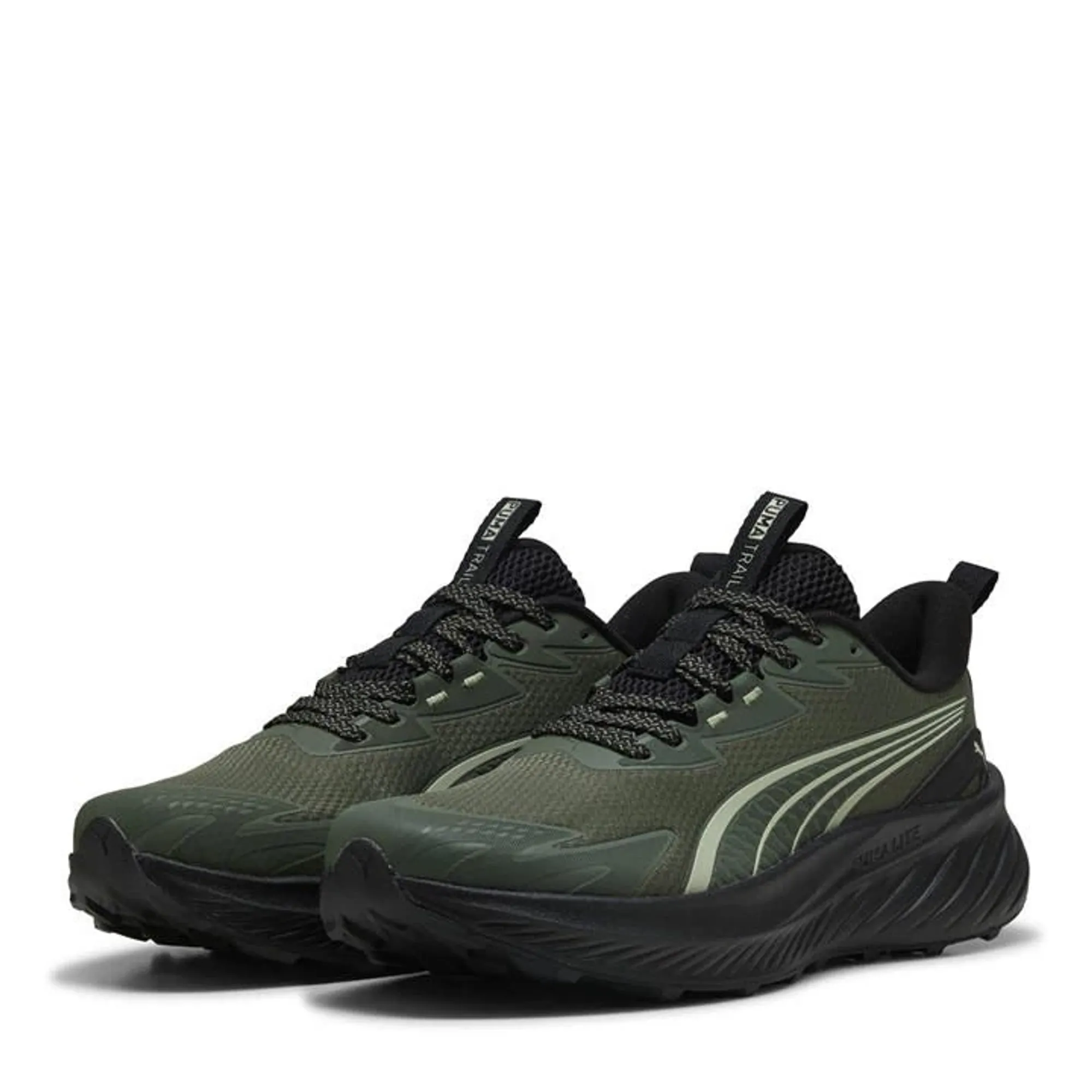 PUMA Pounce Lite 2 Trail Running Shoes Unisex in Green | Size 11