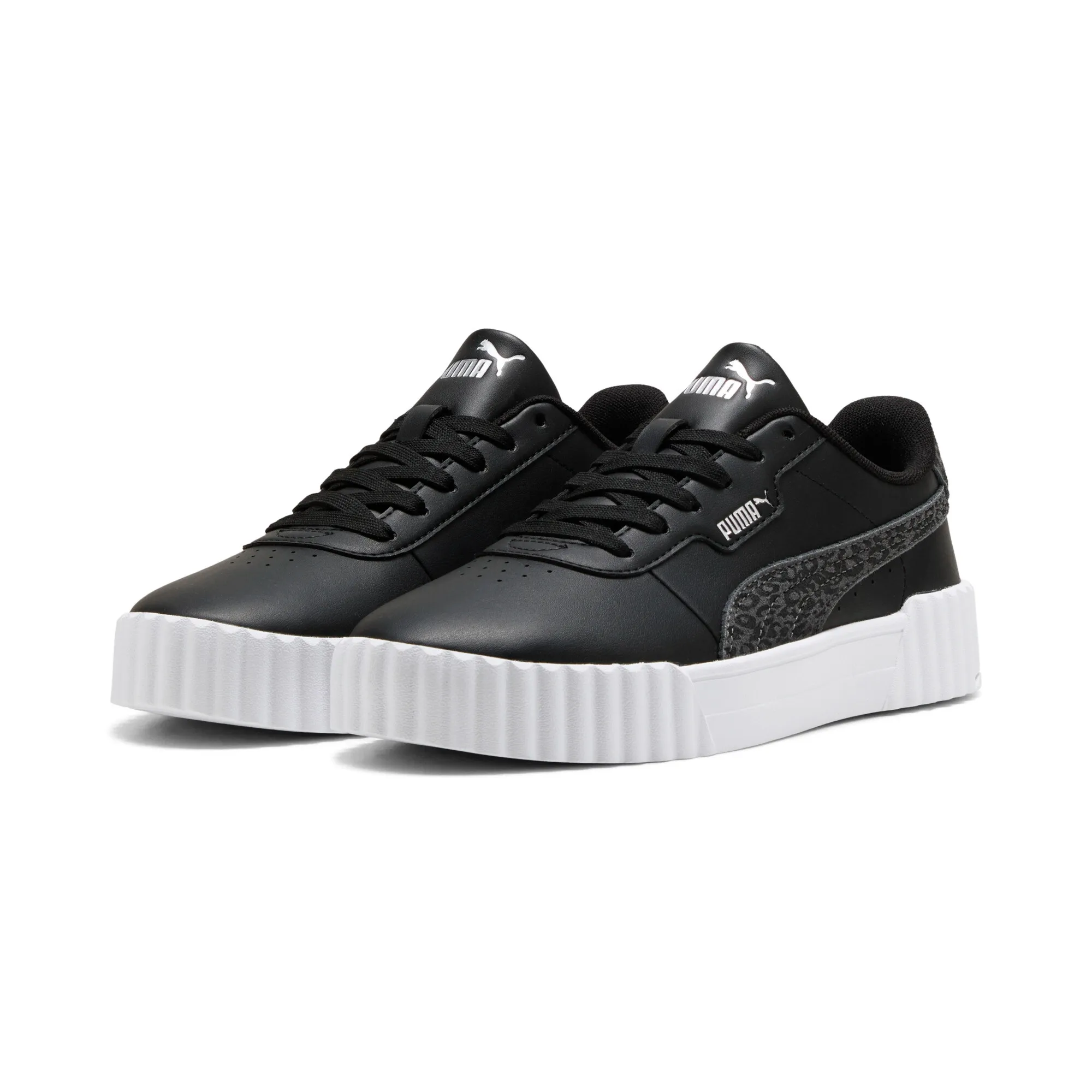 PUMA Carina 3.0 Feline Sneakers Women in Black | Size 3.5