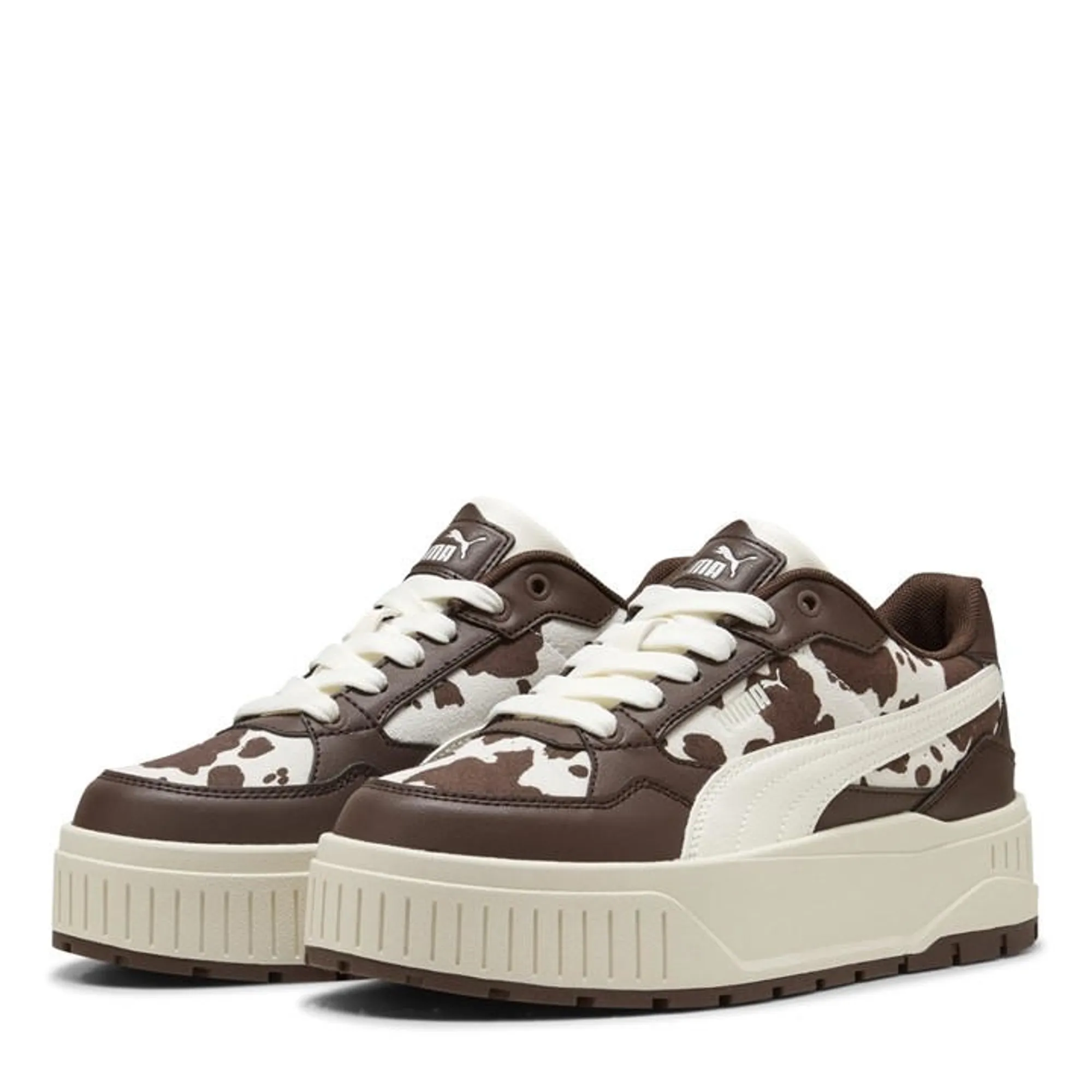 PUMA Karmen II Idol Wild Sneakers Women in White | Size 3.5