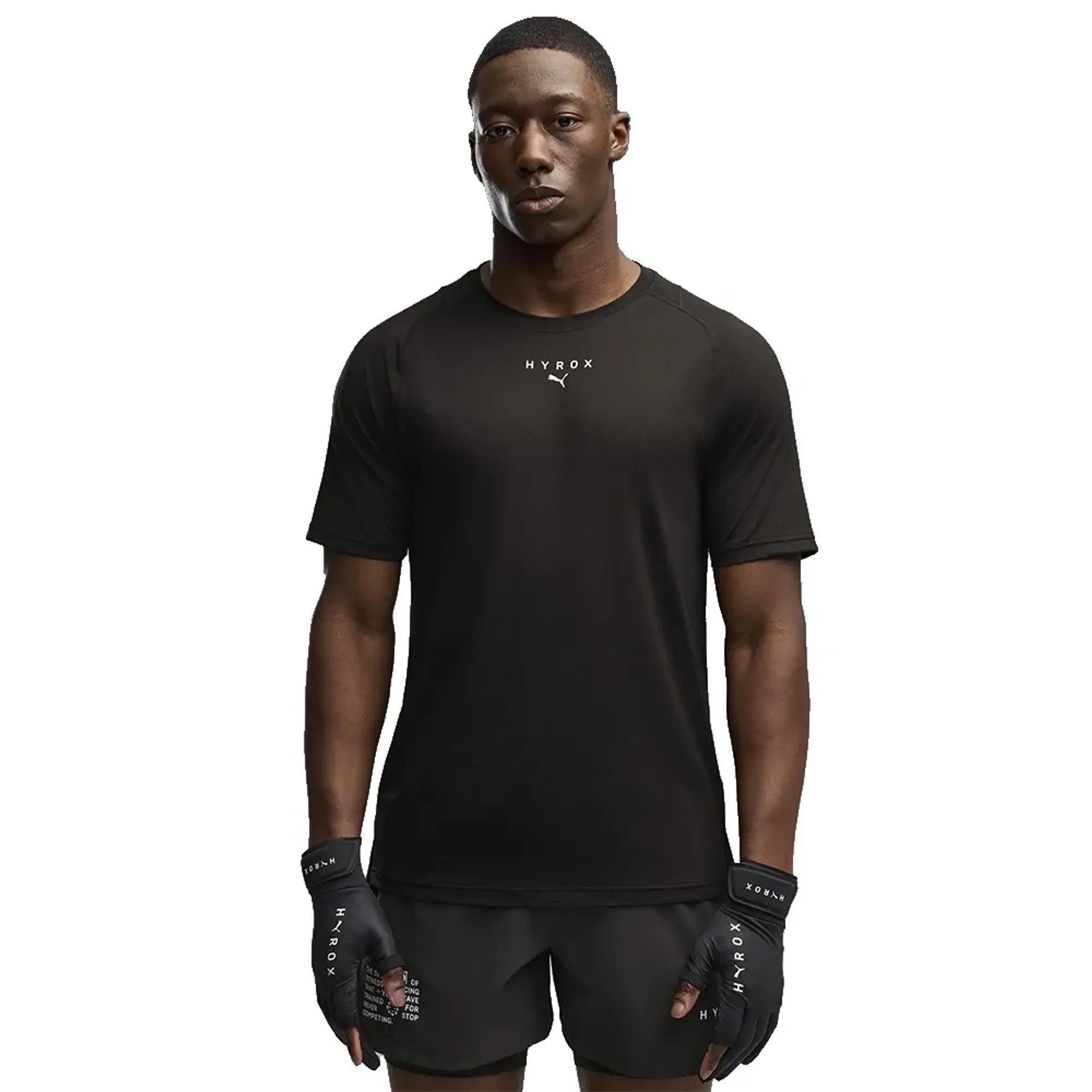 PUMA x HYROX PWRMODE T-Shirt Men in Black | Size Large