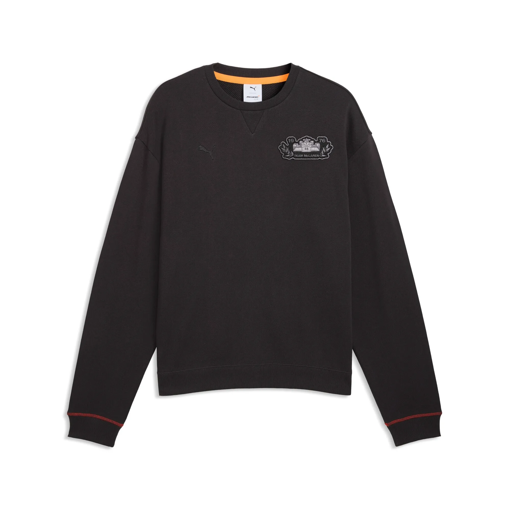 McLAREN RACING Crew Sweatshirt Unisex in Gray | Size Large