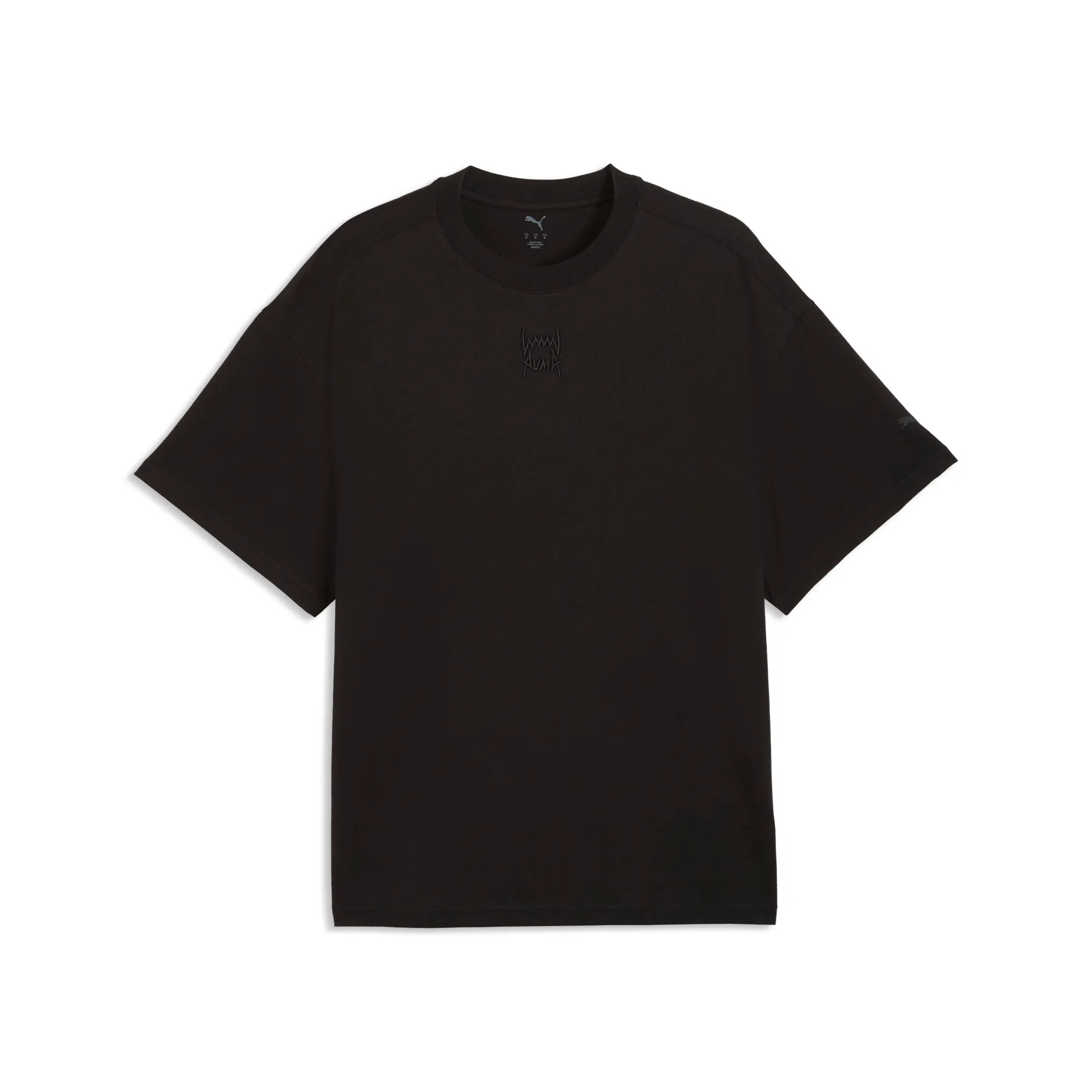 PUMA Fundamentals Oversized T-Shirt Men in Black | Size 3XL
