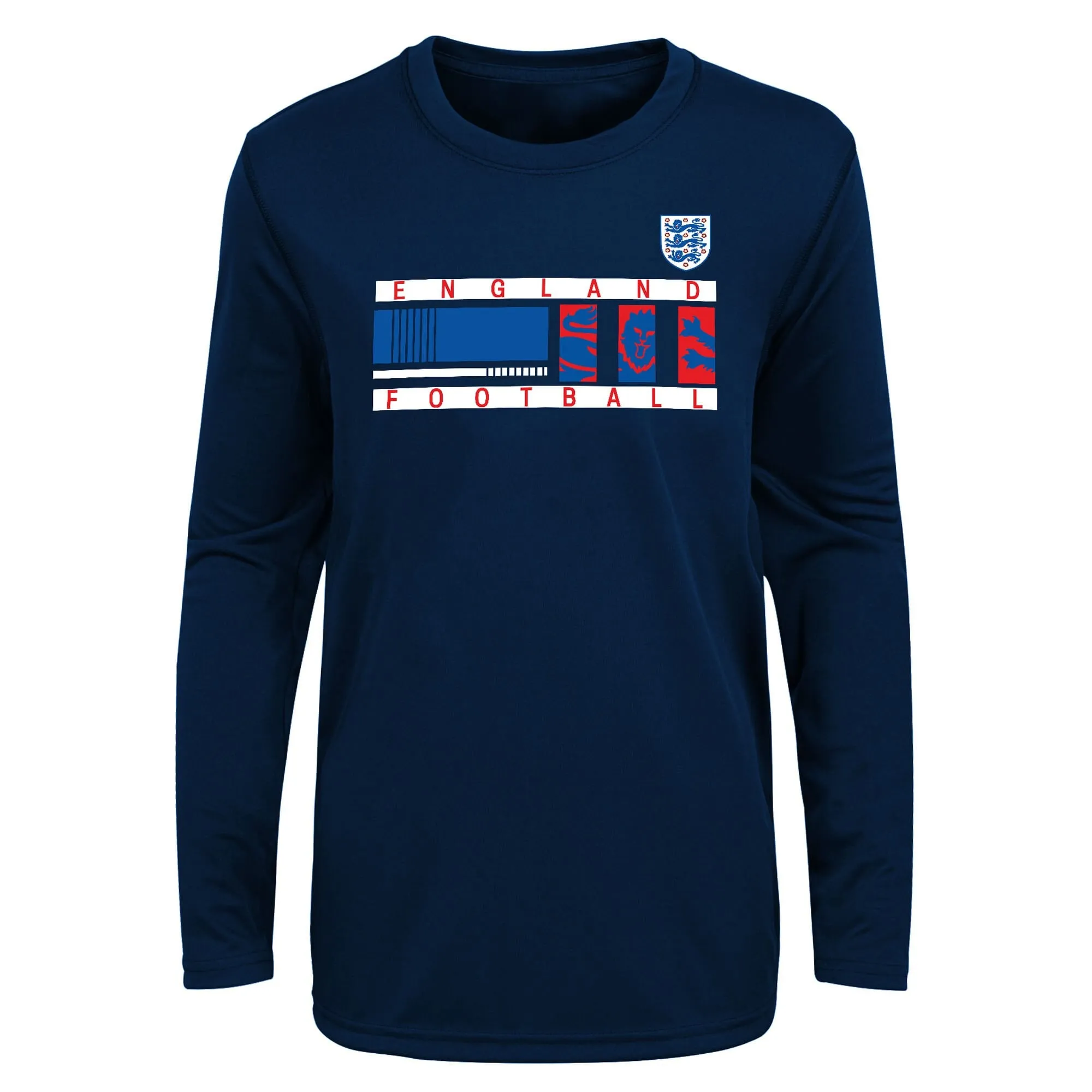 England Long Sleeve Graphic T-Shirt - Navy - Youth