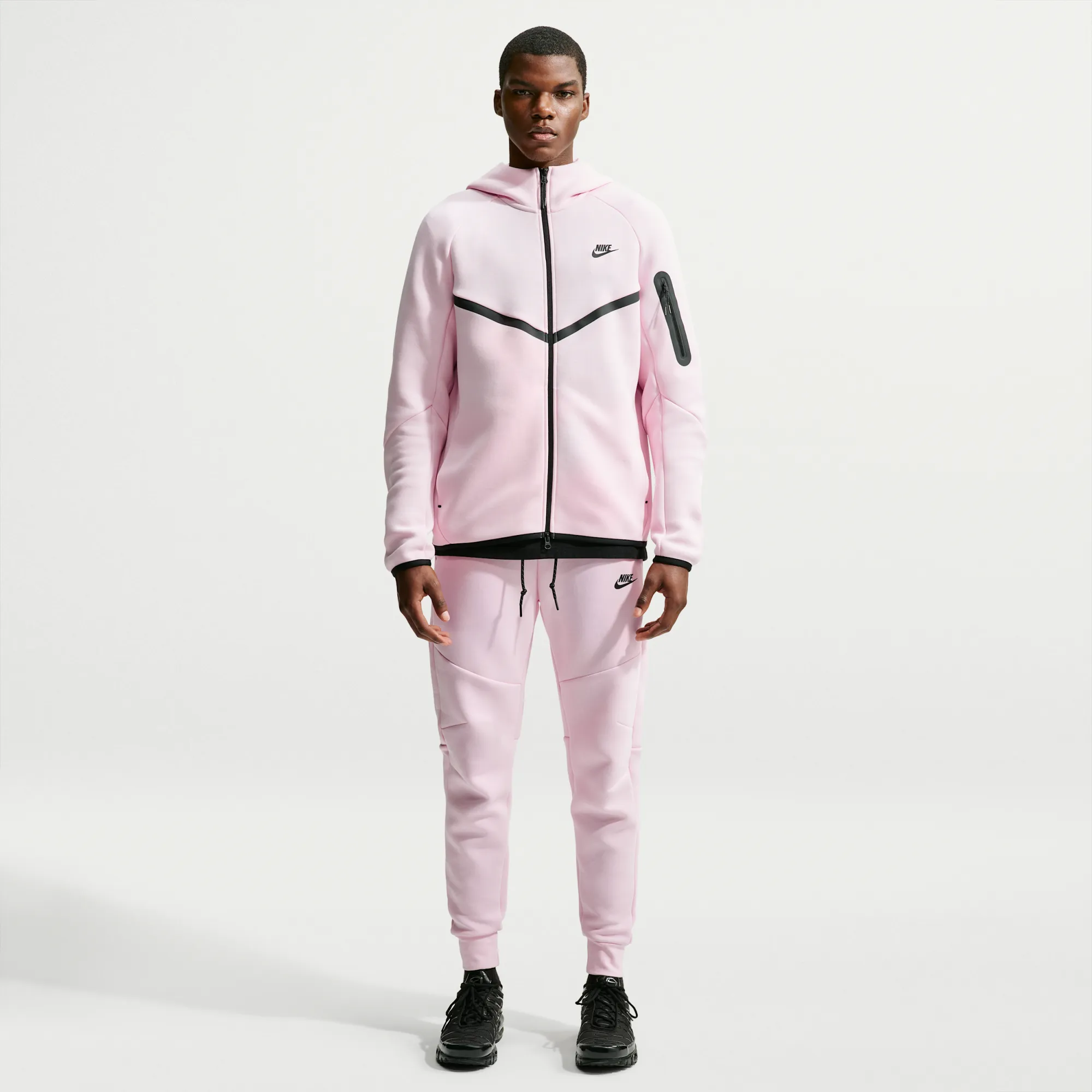 Nike Tech Men's Fleece Joggers - Pink - Fleece