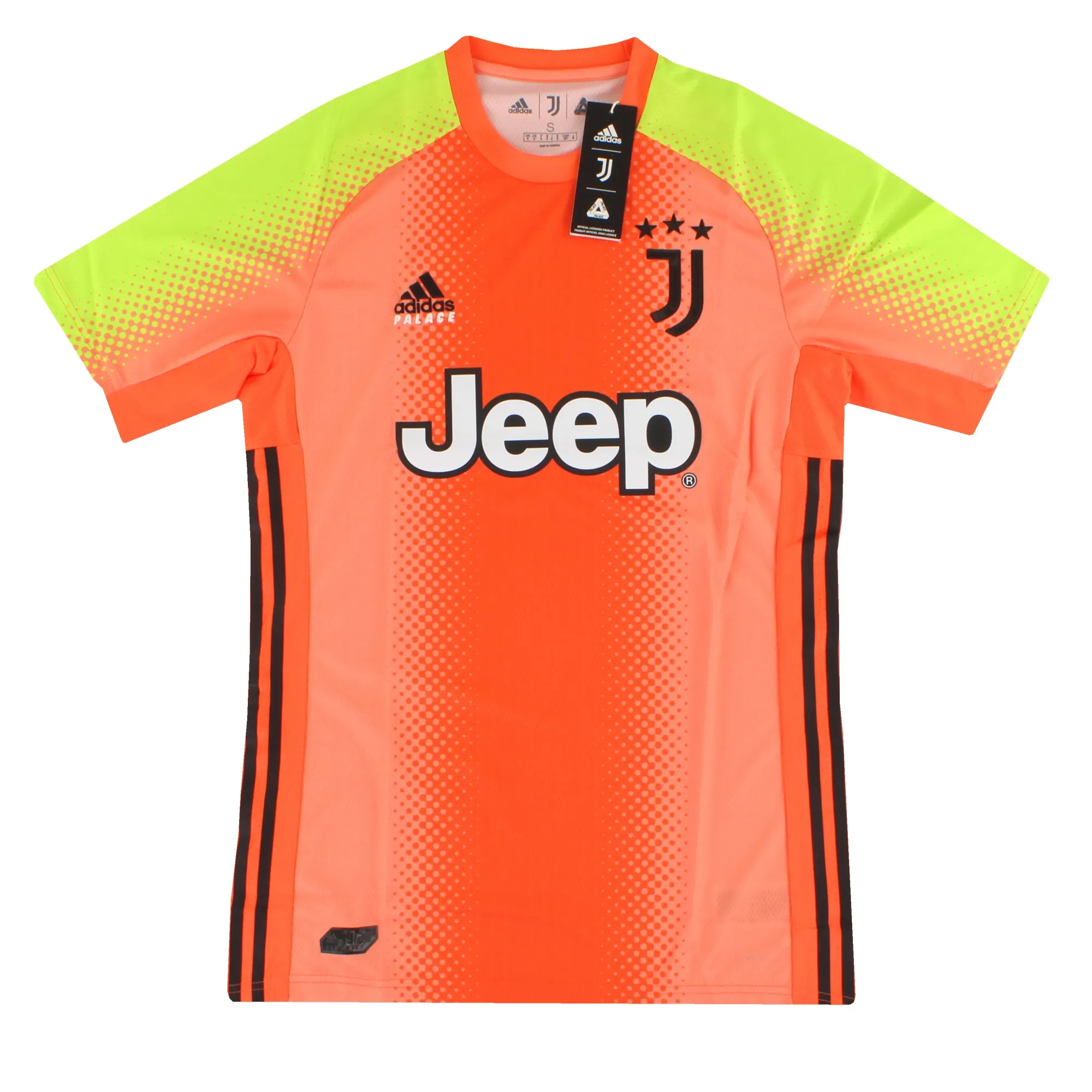 2019-20 Juventus x Palace adidas Authentic Goalkeeper Shirt *w/tags* S - Juventus / w/tags 