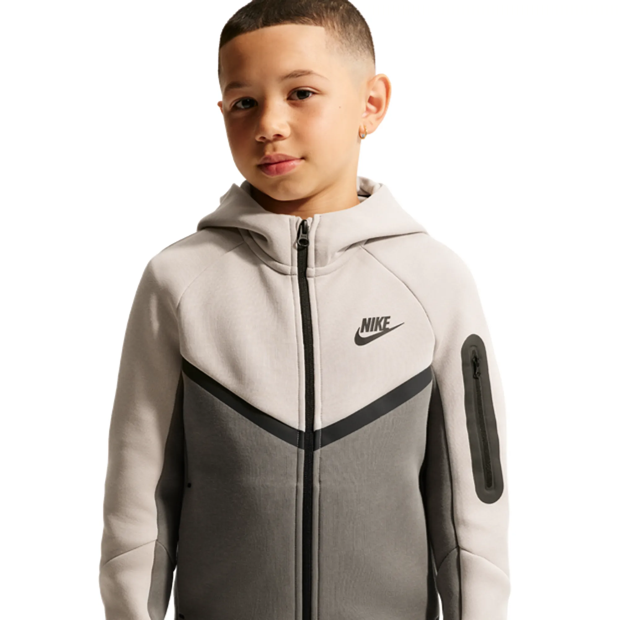 Nike Tech Kid's Hoodies - Beige