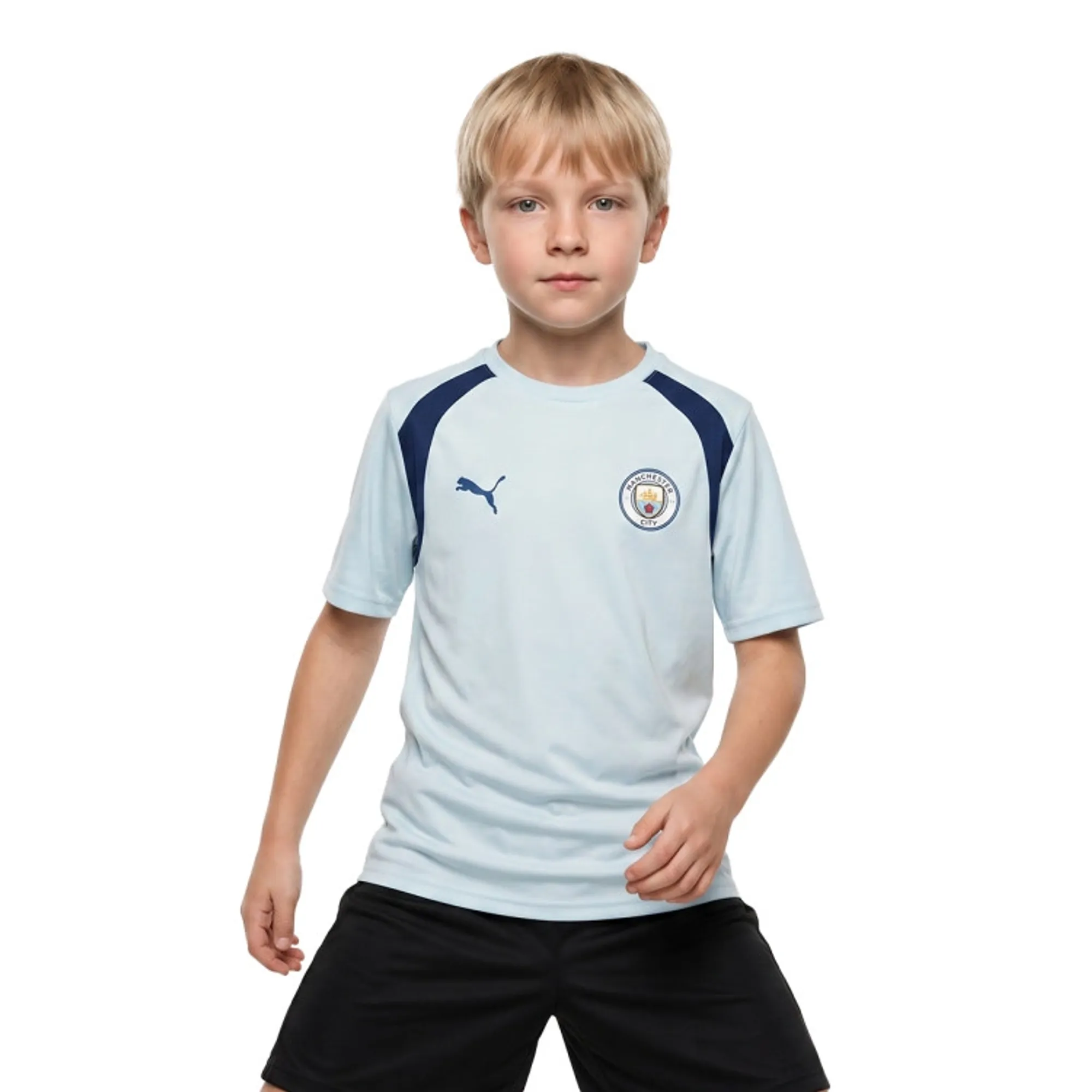 Manchester City Training Jersey Youth in Blue | Size 7-8 Youth