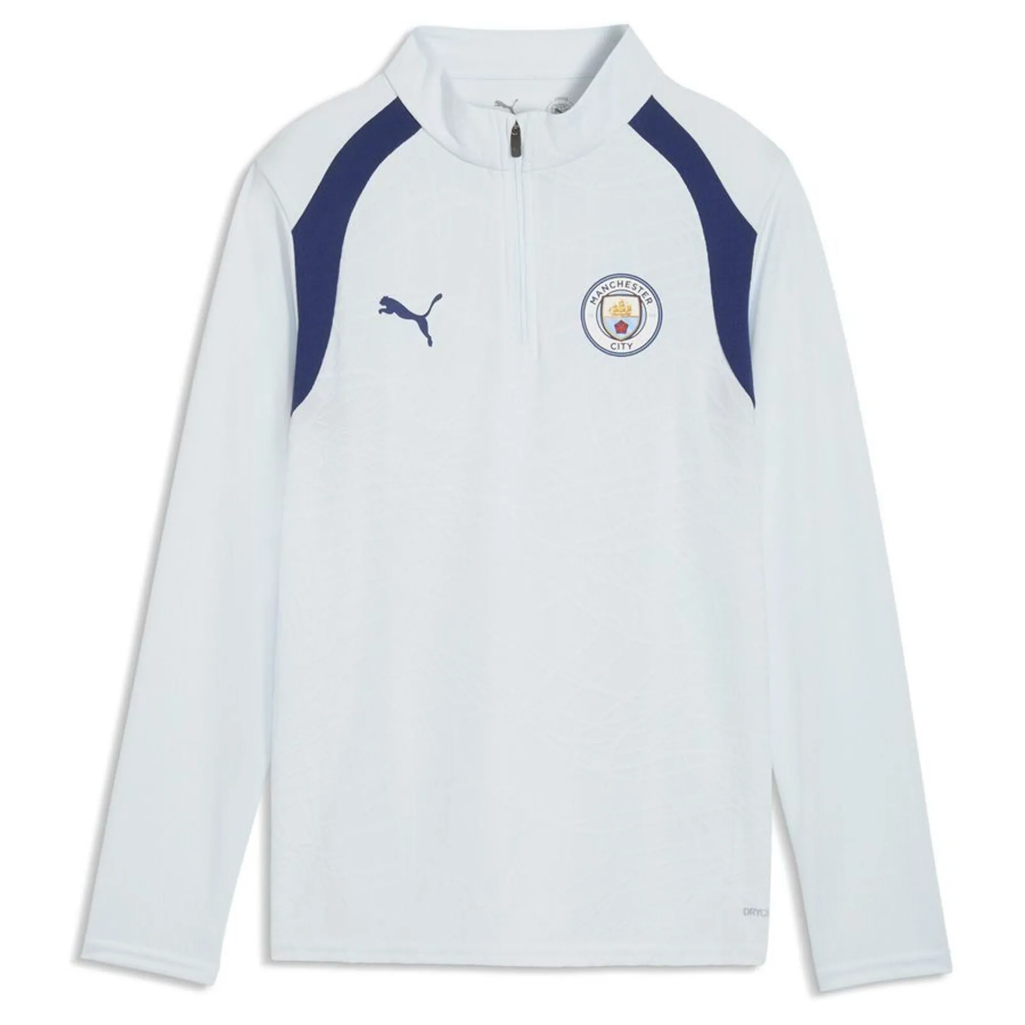 Manchester City Quarter-Zip Training Top Youth in Blue | Size 9-10 Youth