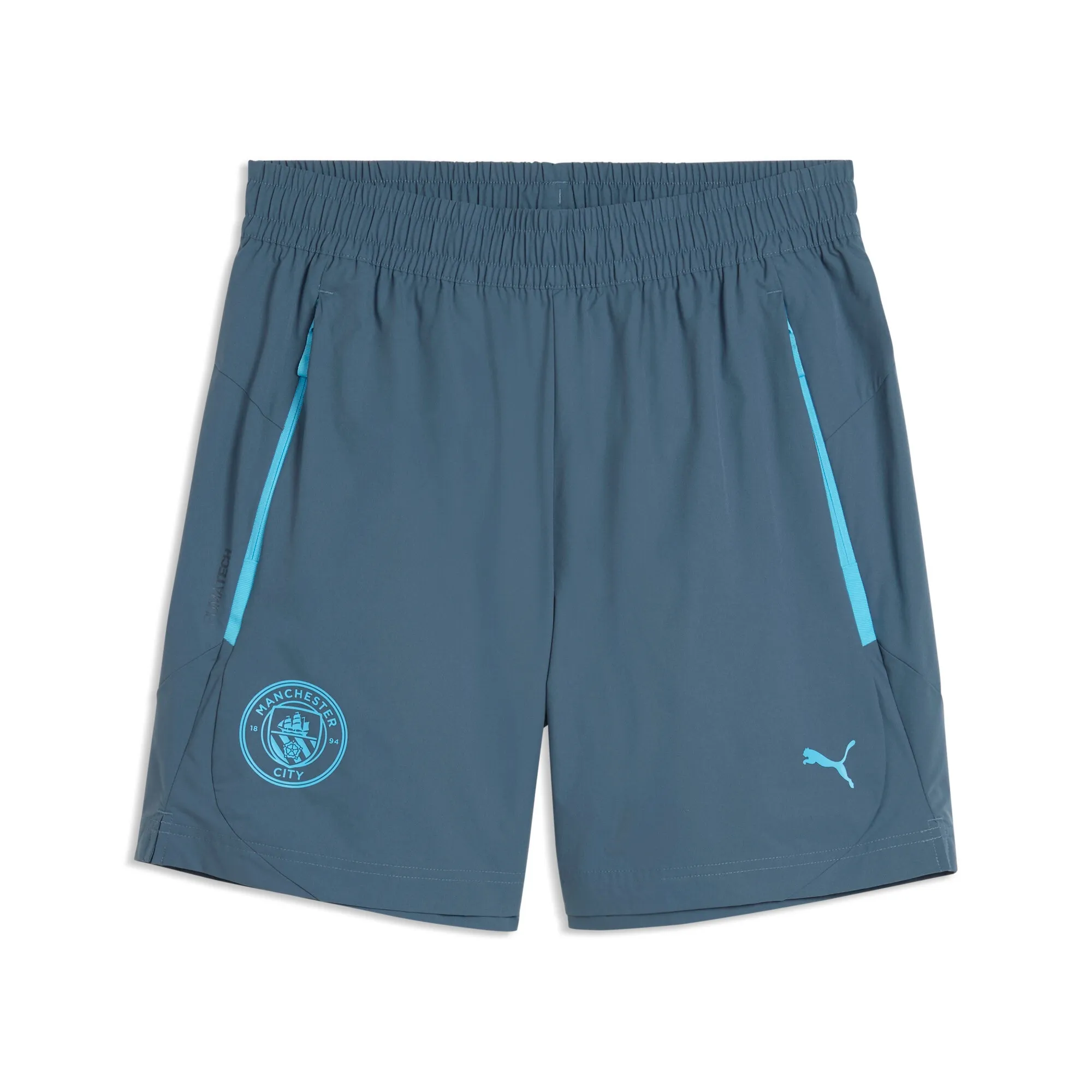 Manchester City PUMATECH Relaxed Woven Shorts Men in Gray | Size 3XL