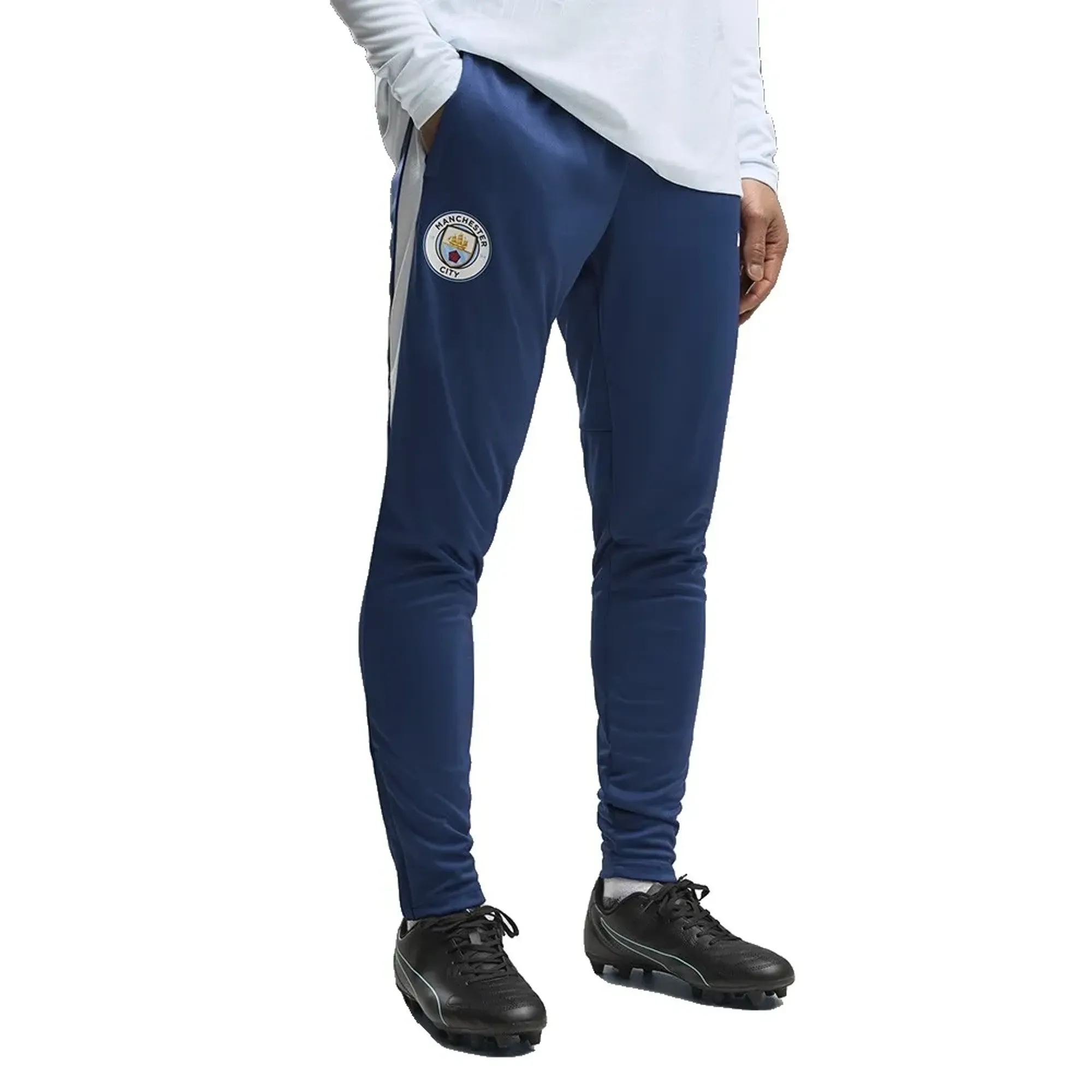 Manchester City Slim Training Pants Men in Blue | Size XS
