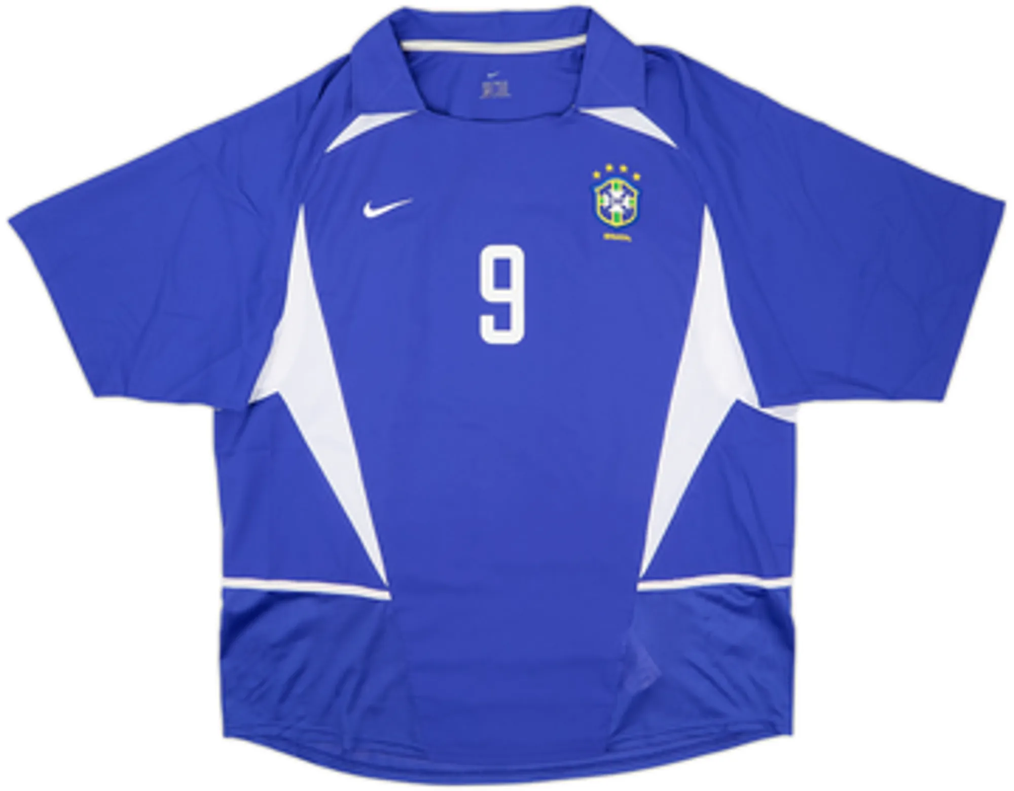 2002-04 Brazil Away Shirt Ronaldo #9 - 10/10 - (XL)
