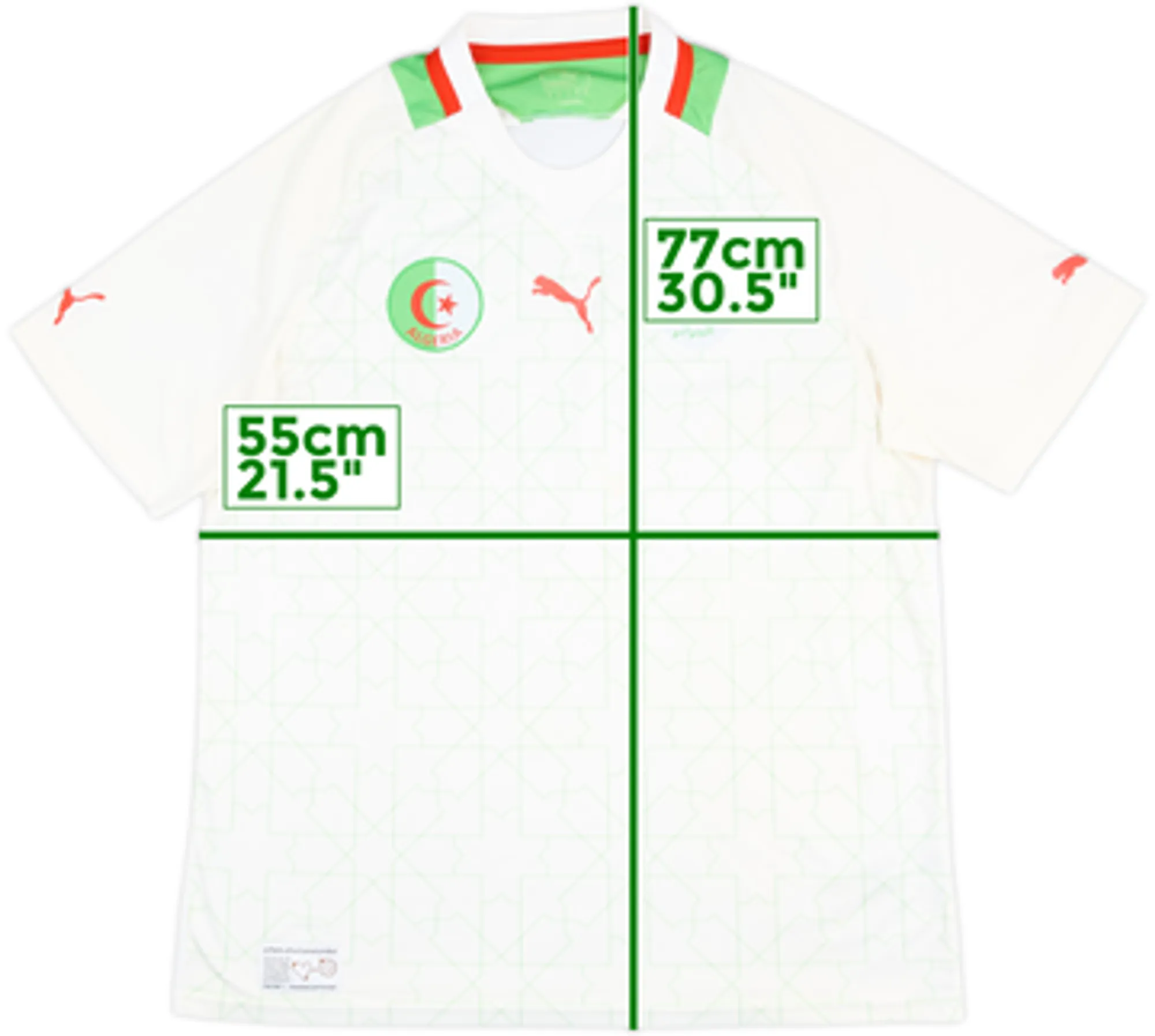 2012-14 Algeria Home Shirt - 6/10 - (XL)
