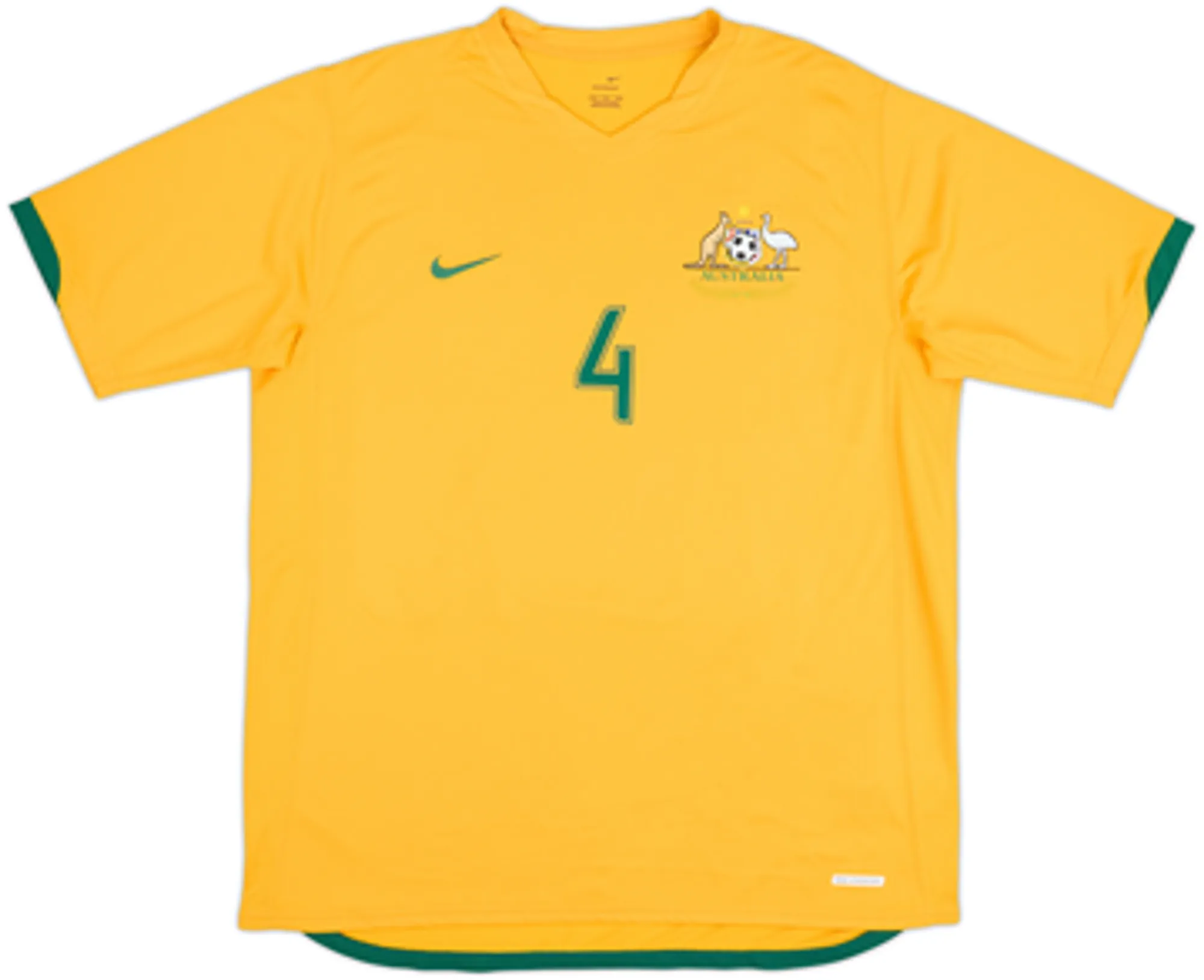 2006-08 Australia Home Shirt Cahill #4EL