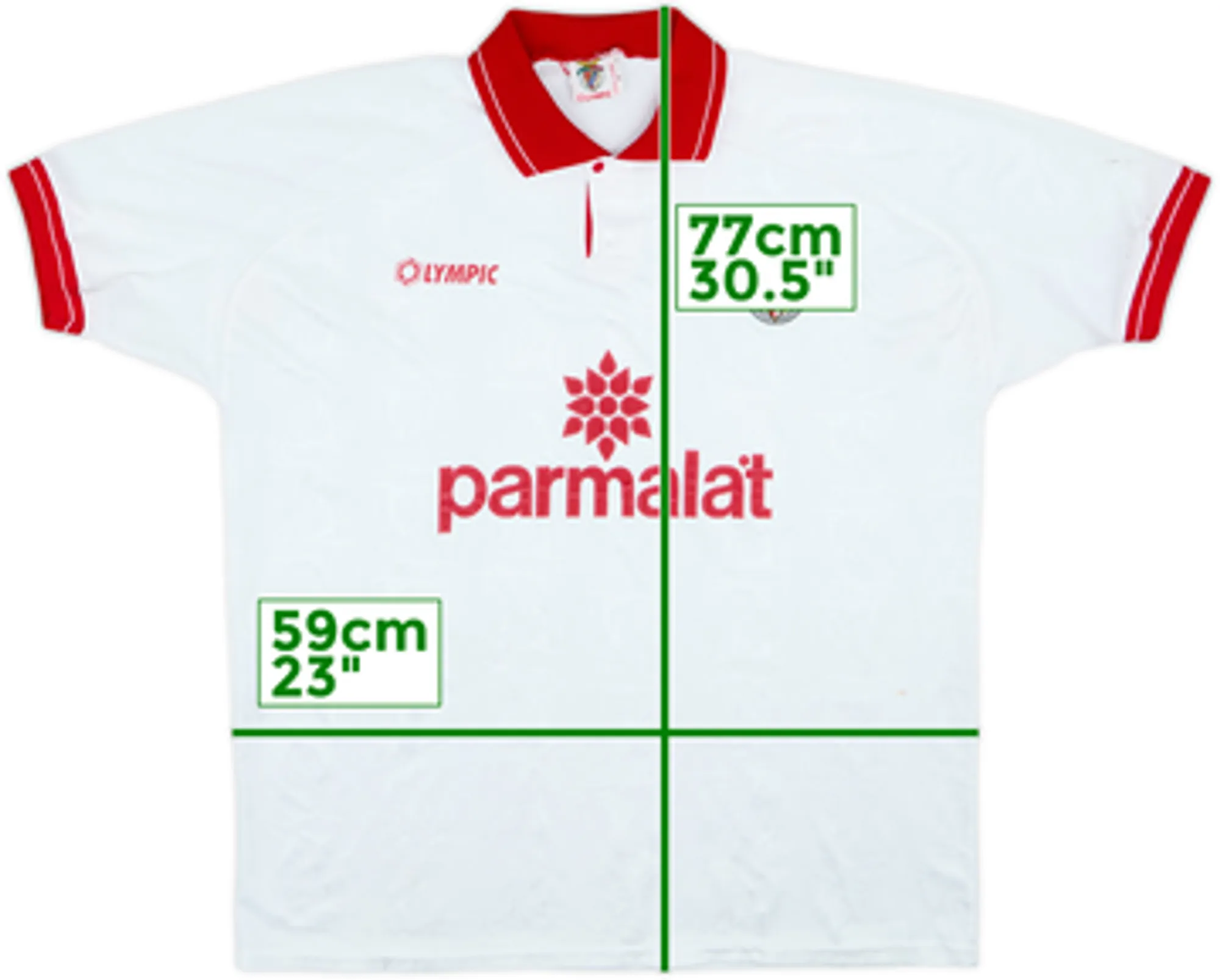 1995-96 Benfica Away Shirt - 5/10 - (XL)