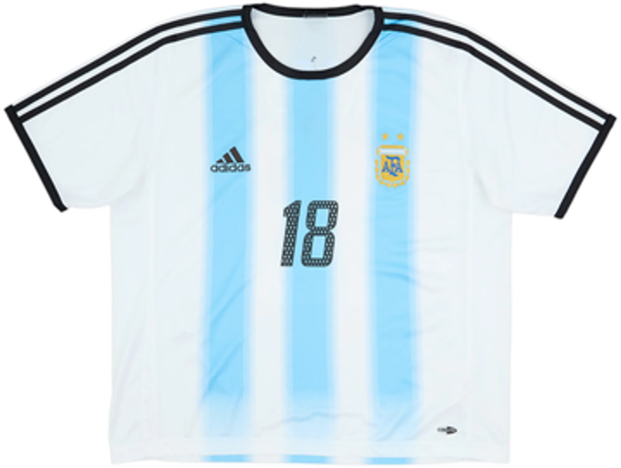 2004-05 Argentina Basic Home Shirt Messi #18 - 9/10 - (L)