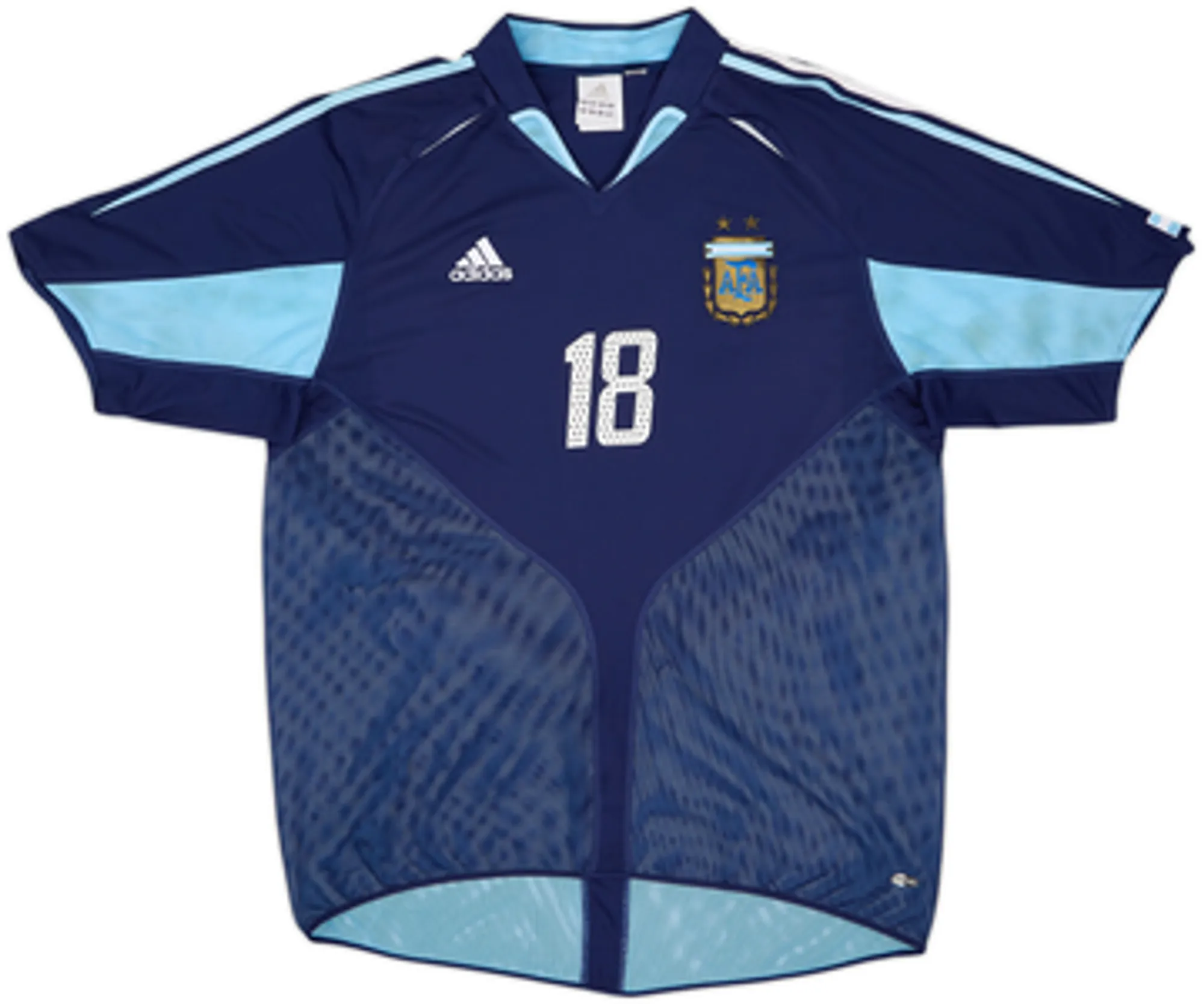 2004-05 Argentina Away Shirt Messi #18 - 6/10 - (L)