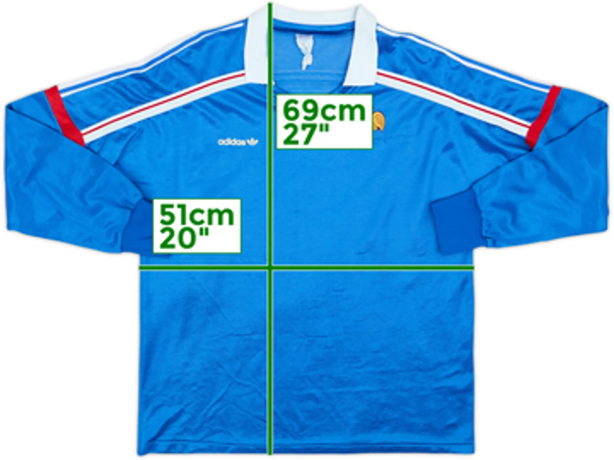 1985-90 France Home L/S Shirt - 4/10 - (M)