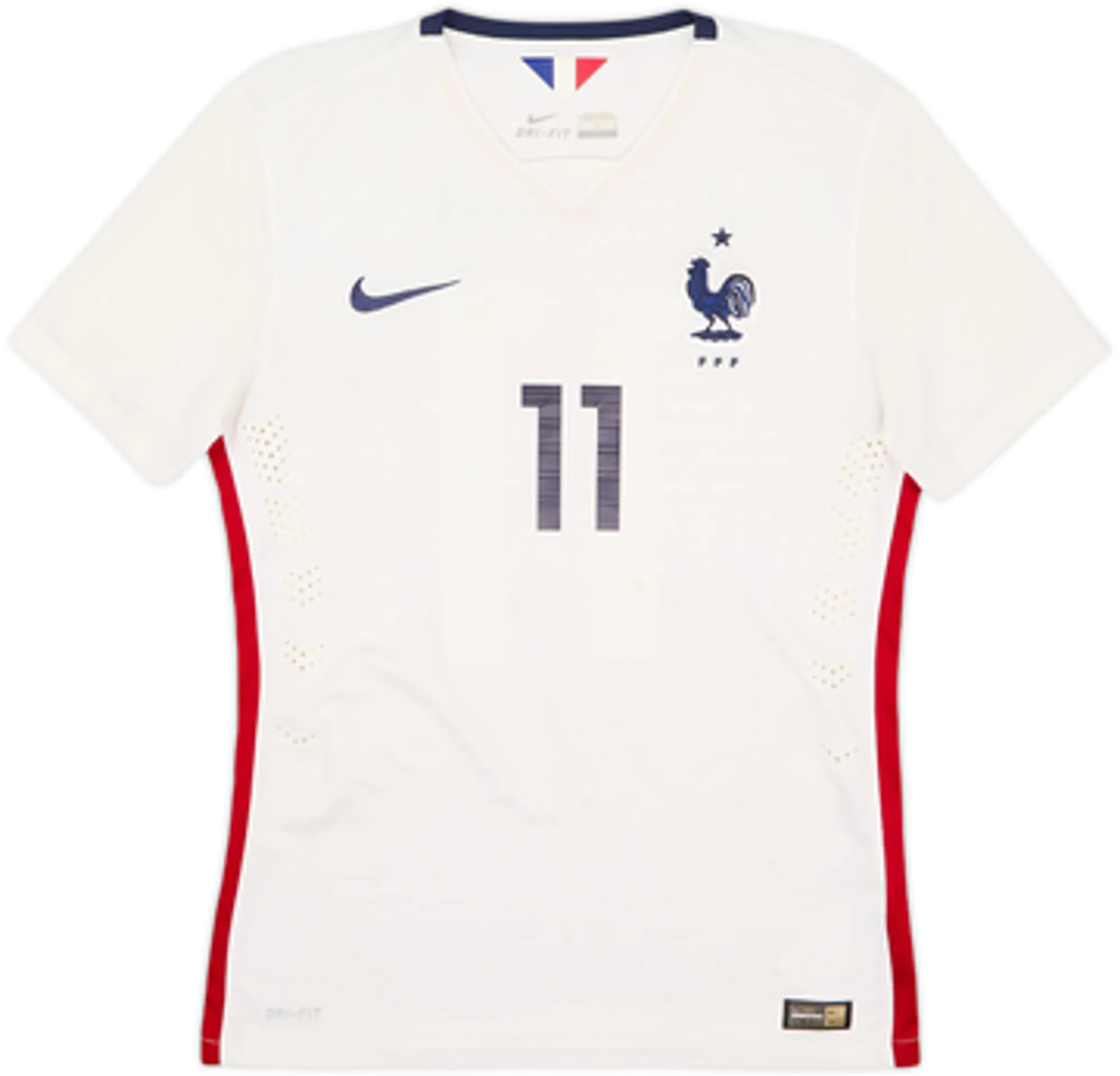 2015-16 France Authentic Away Shirt Griezmann #11 - 6/10 - (M)