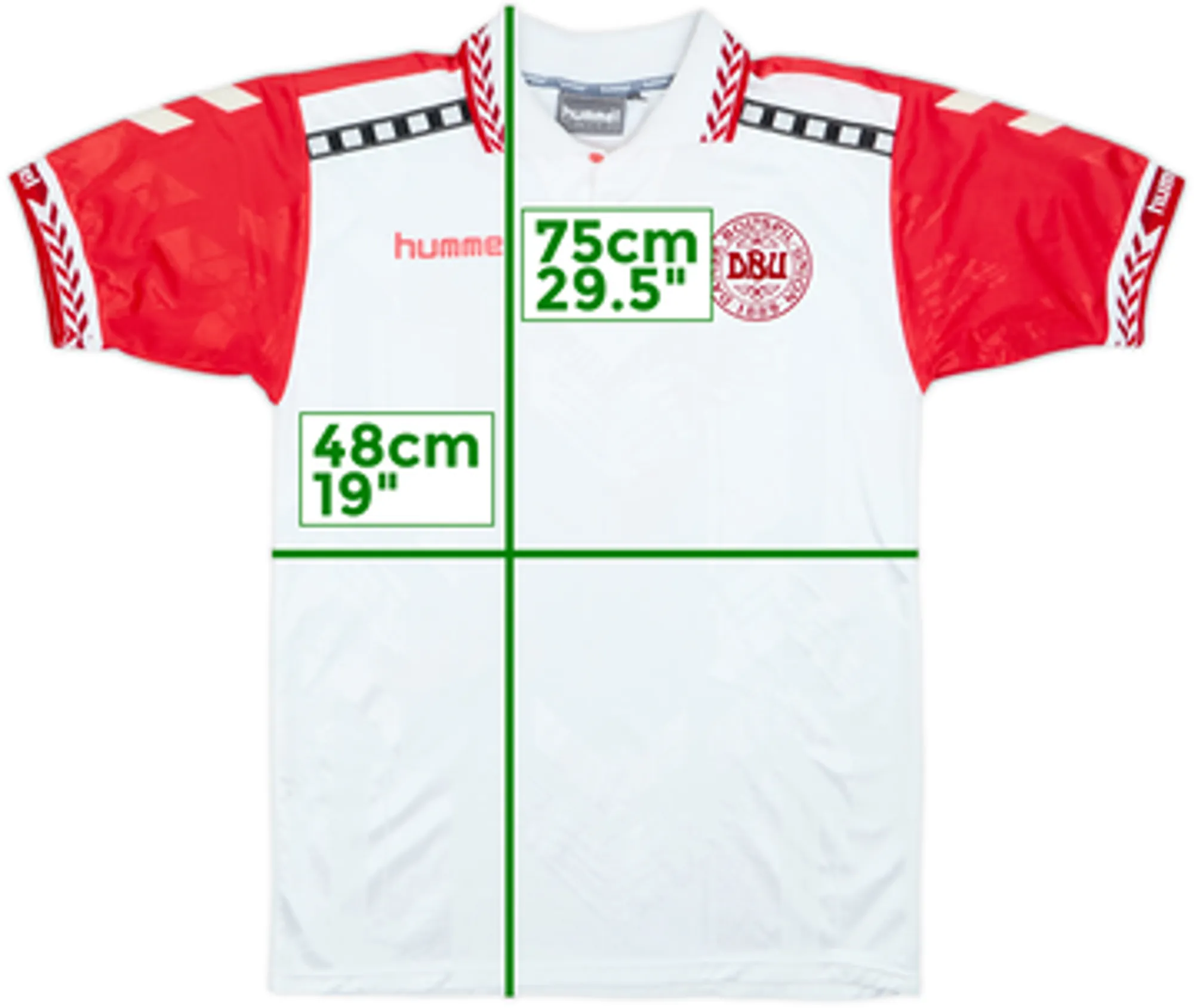 1996-97 Denmark Away Shirt - 7/10 - (L)