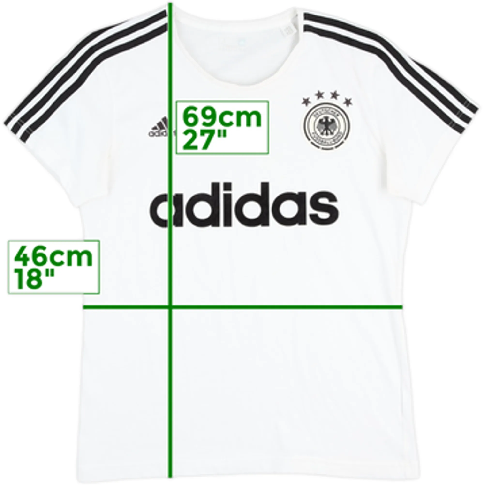 2015-16 Germany adidas Cotton Tee - 7/10 - (Women's M)