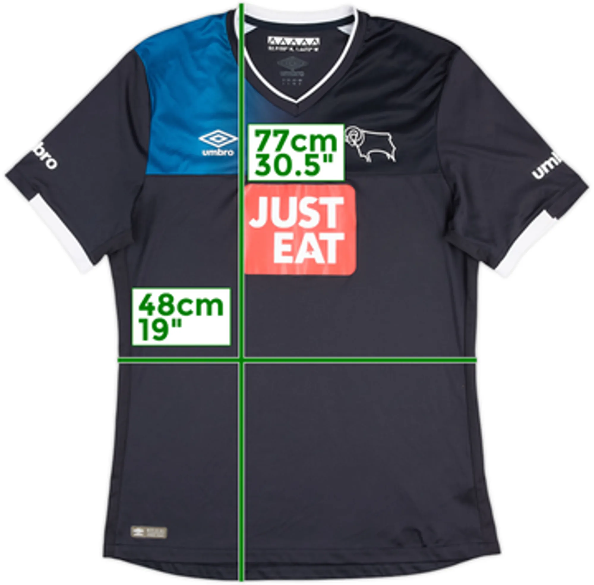 2016-17 Derby County Away Shirt - 8/10 - (Women's L)