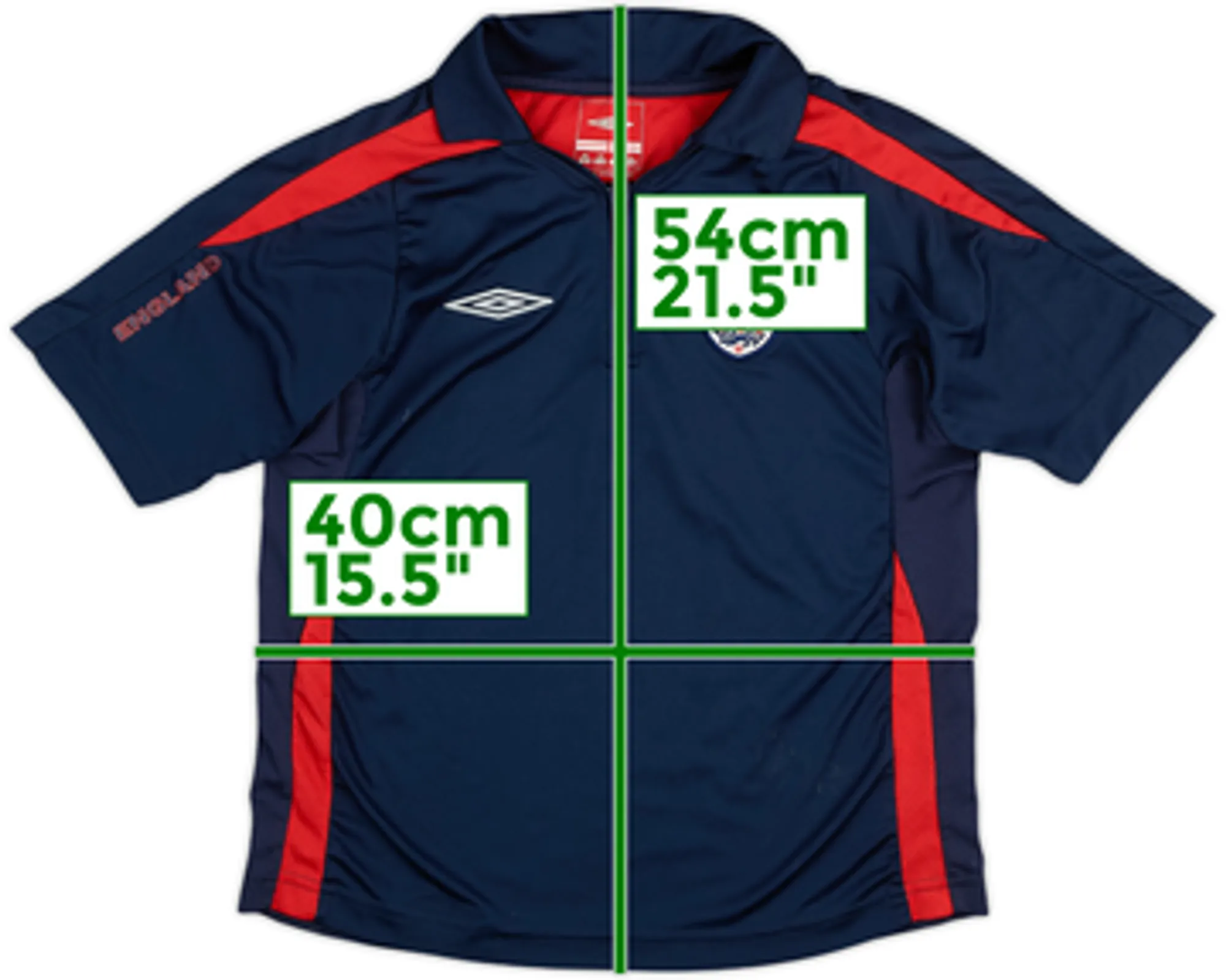 2003-04 England Umbro Training Shirt - 7/10 - (M.Boys