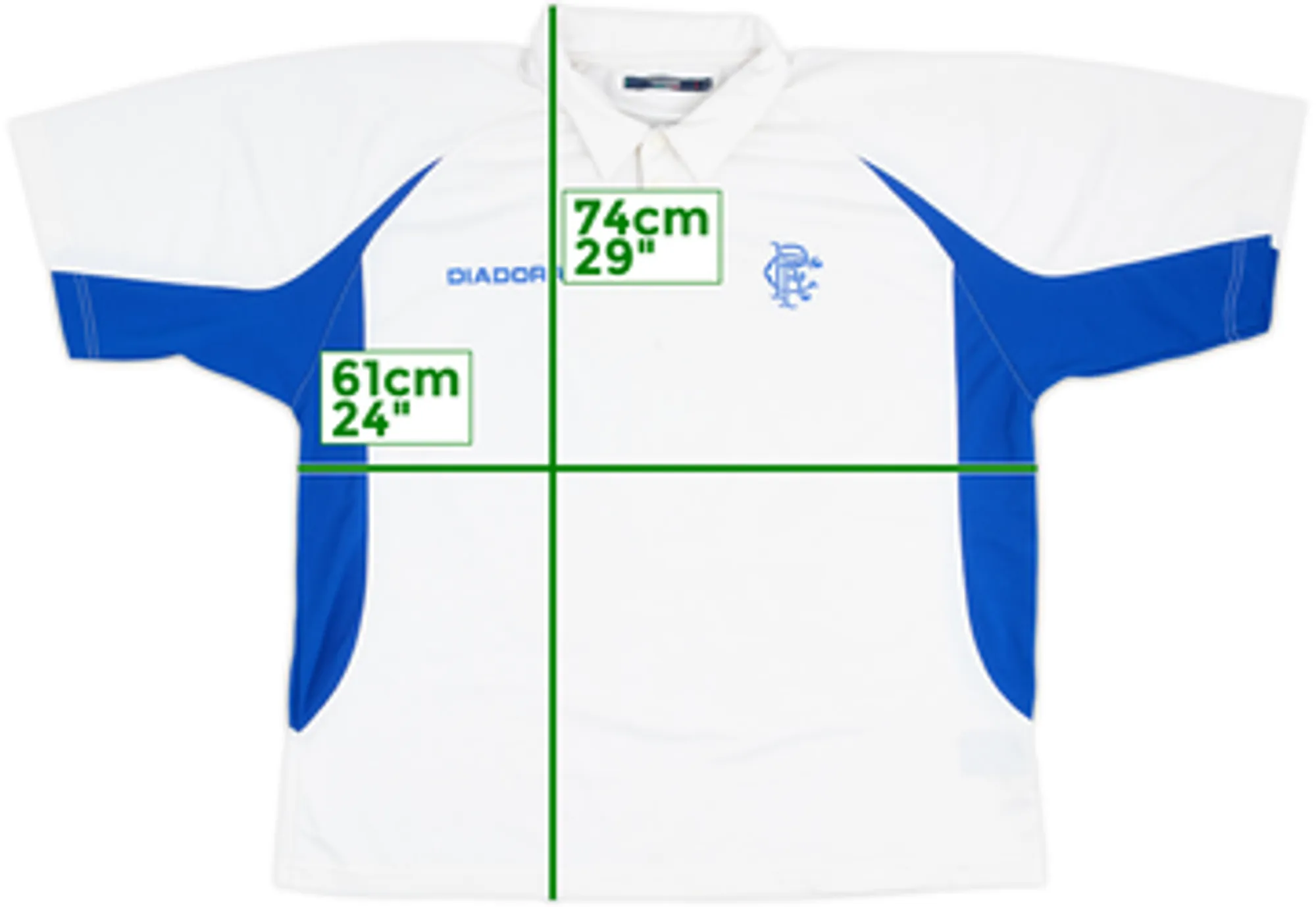 2002-03 Rangers Diadora Polo Shirt - 5/10 - (XL)