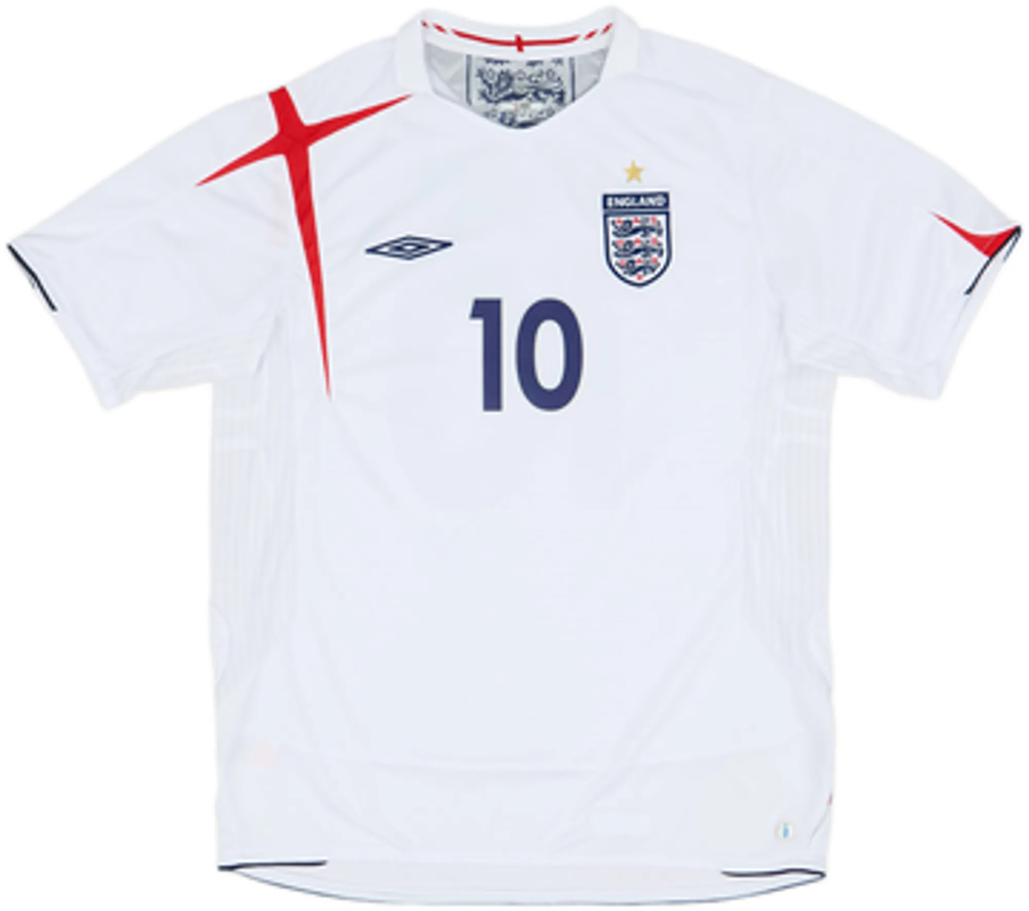 2005-07 England Home Shirt Owen #10 - 10/10 - (L
