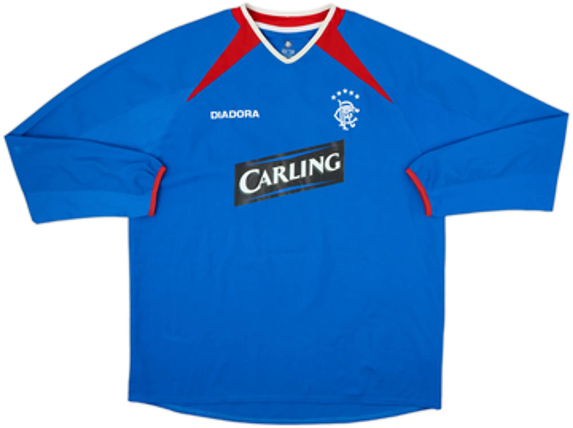 2003-05 Rangers Home L/S Shirt Ferguson #6 - 8/10 - (XL)