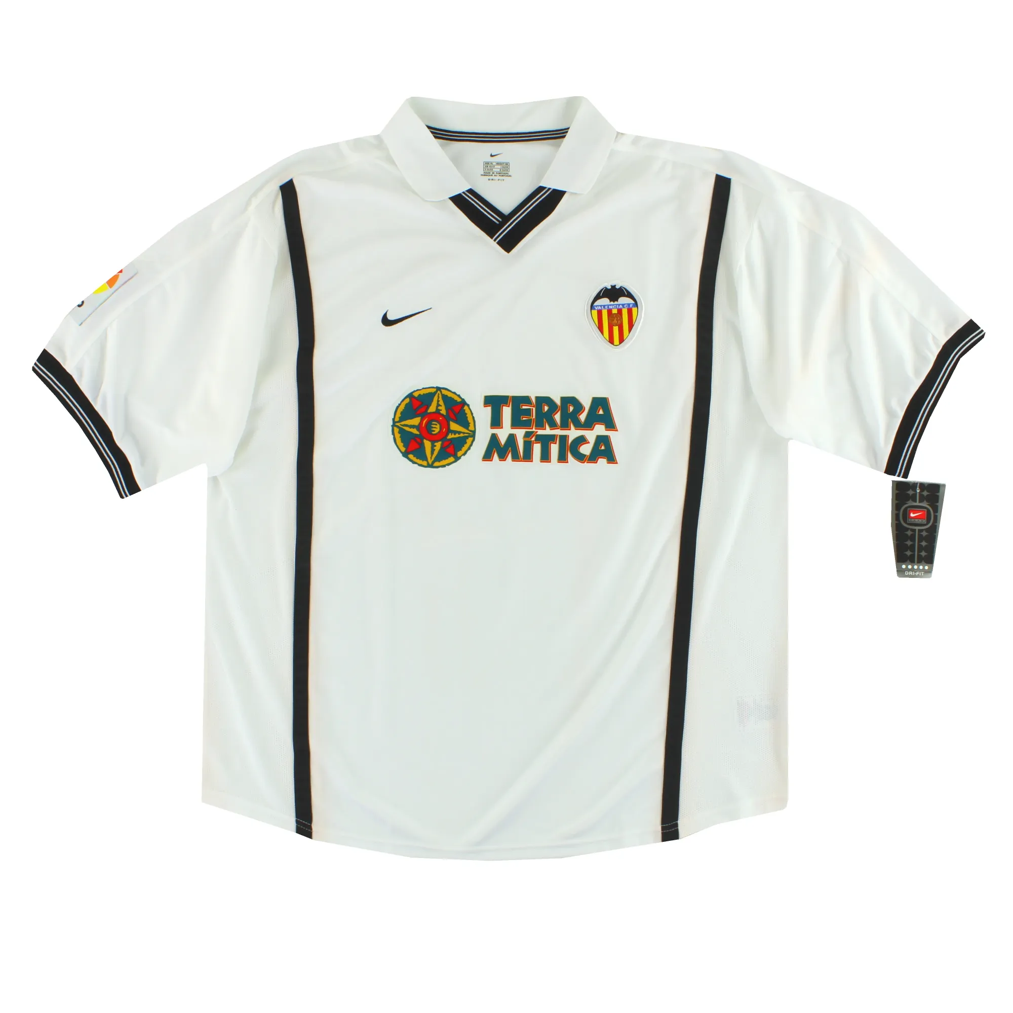 2000-01 Valencia Nike Home Shirt *w/tags* XL - Valencia / w/tags 
