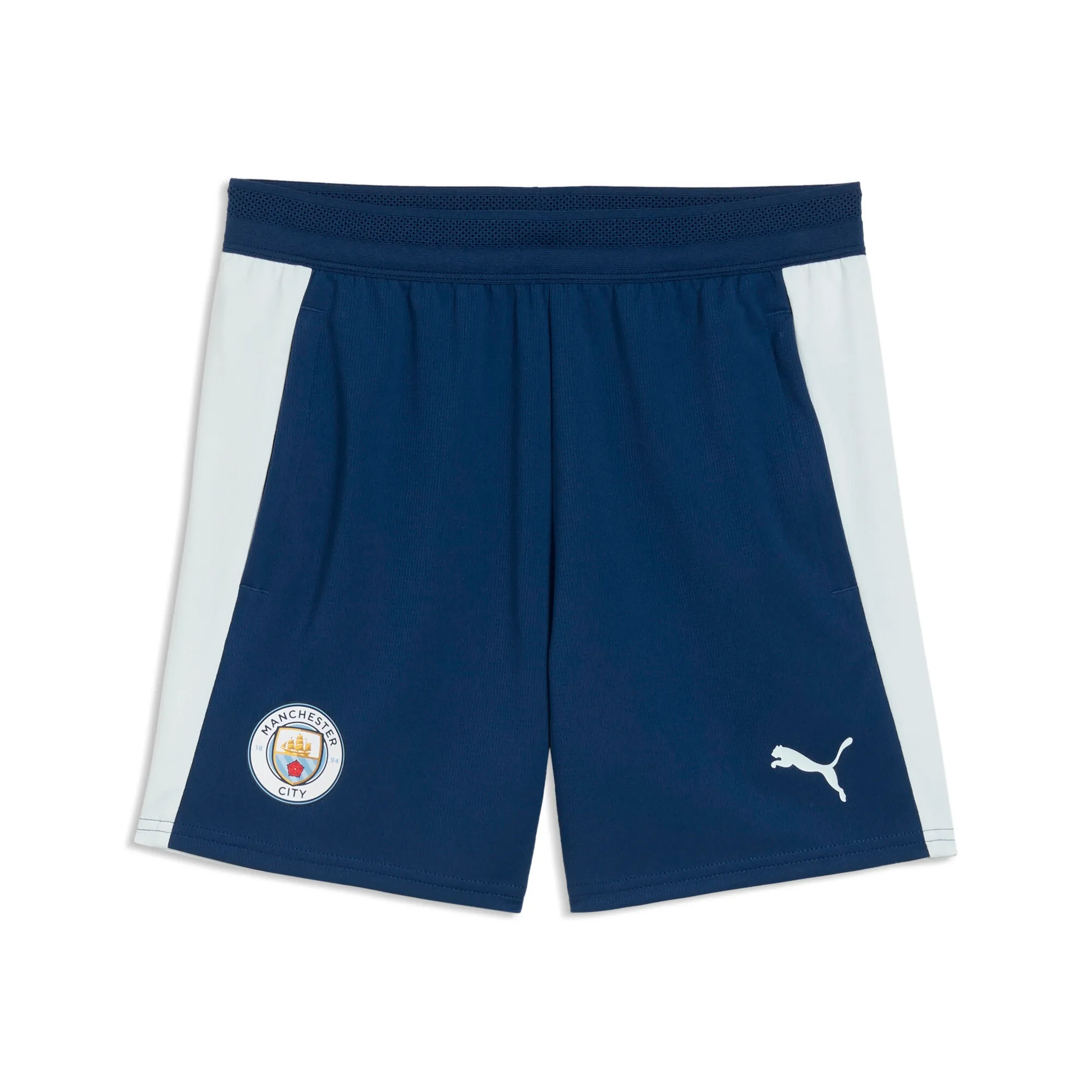 Manchester City Training Shorts Youth in Blue | Size 9-10 Youth