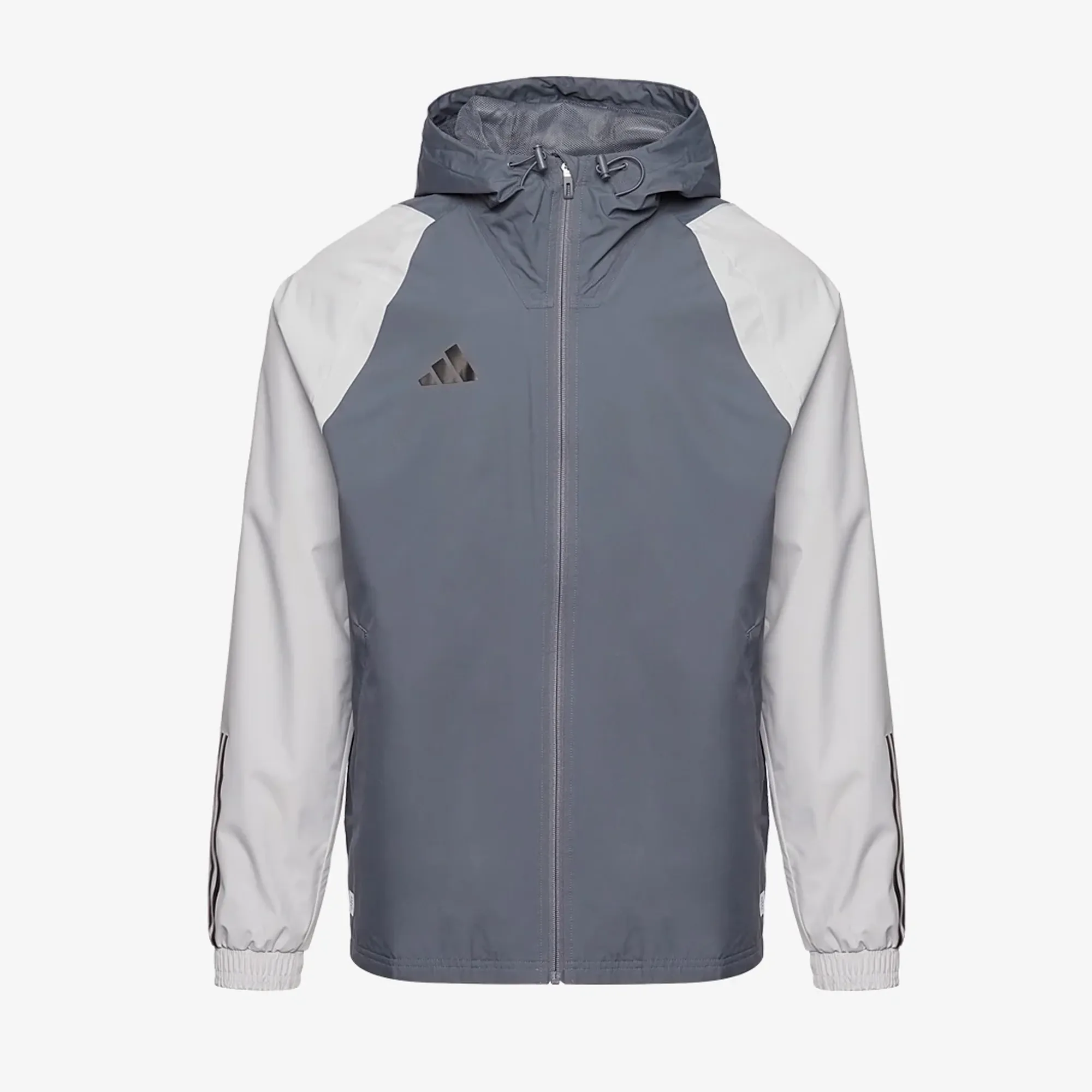 adidas Men's Tiro Competition All Weather Water-Repellent Rain Anorak - Grey