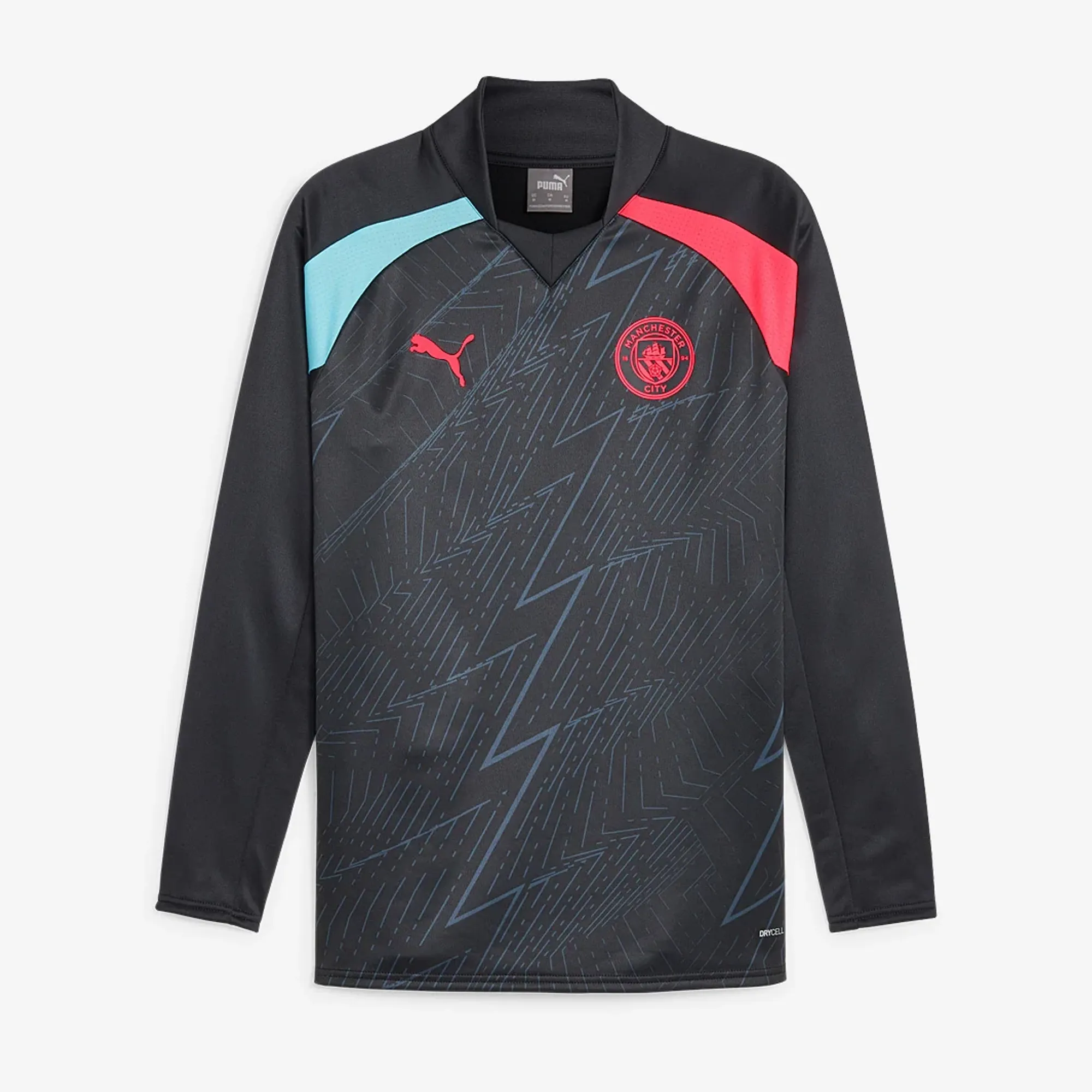 Puma Manchester City 23/24 LS Pre-Match Sweat Top