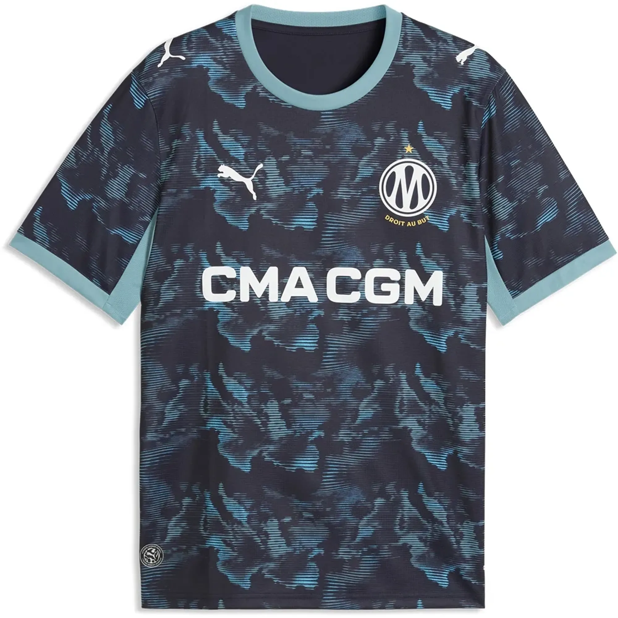 PUMA Olympique de Marseille 26/27 Away Jersey Men in Blue | Size 3XL