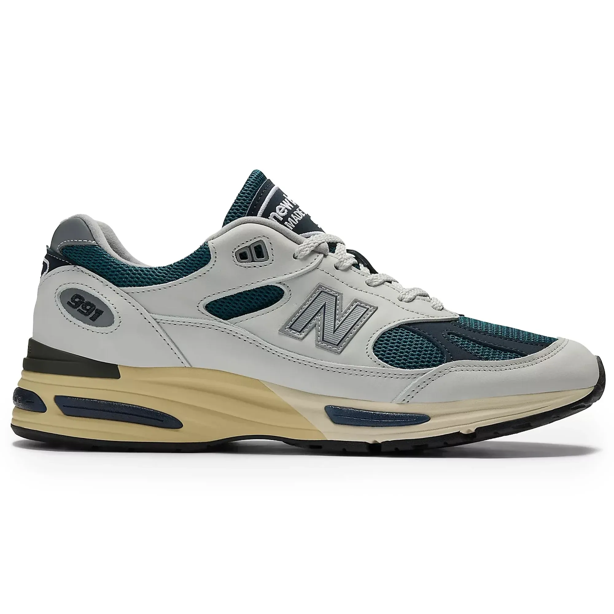 New Balance Made In UK 991v2 Trainers - White UK 8