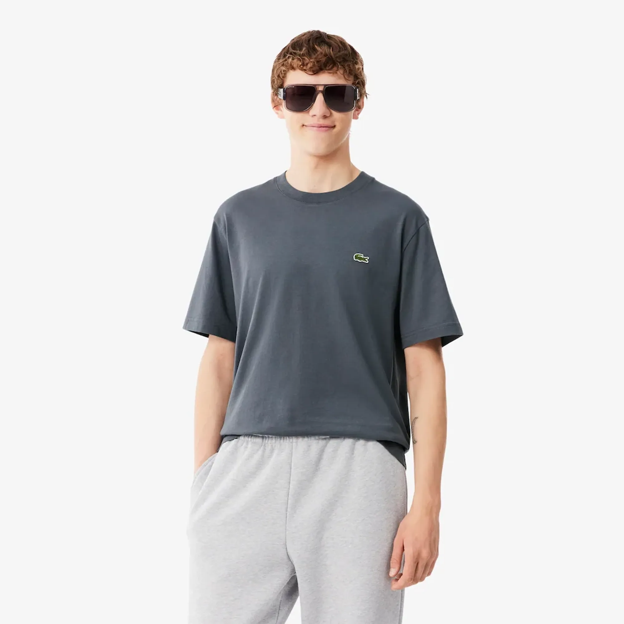 Lacoste Cotton T-shirt - Gris
