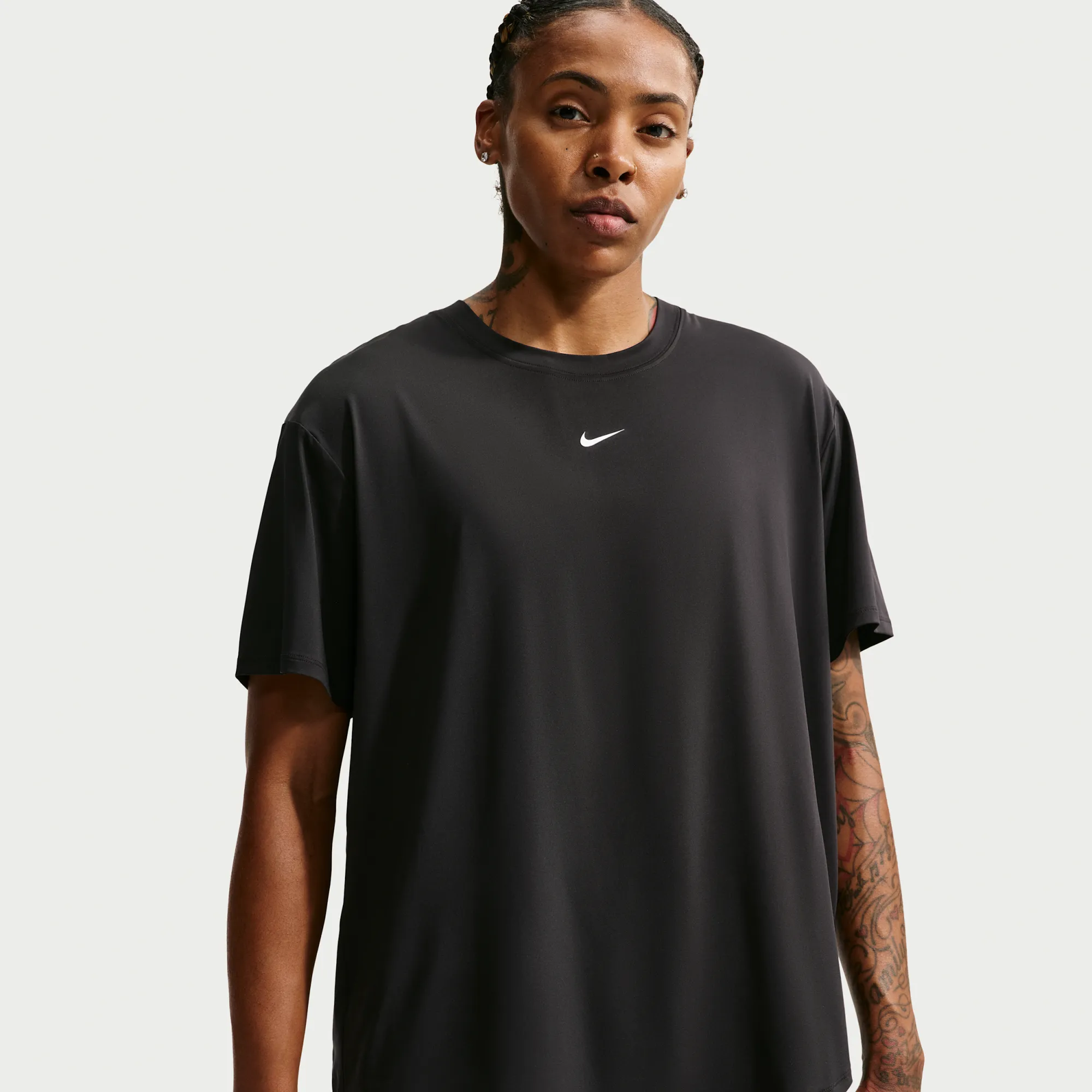 Nike One Women's Dri-FIT Short-Sleeve Top - Black