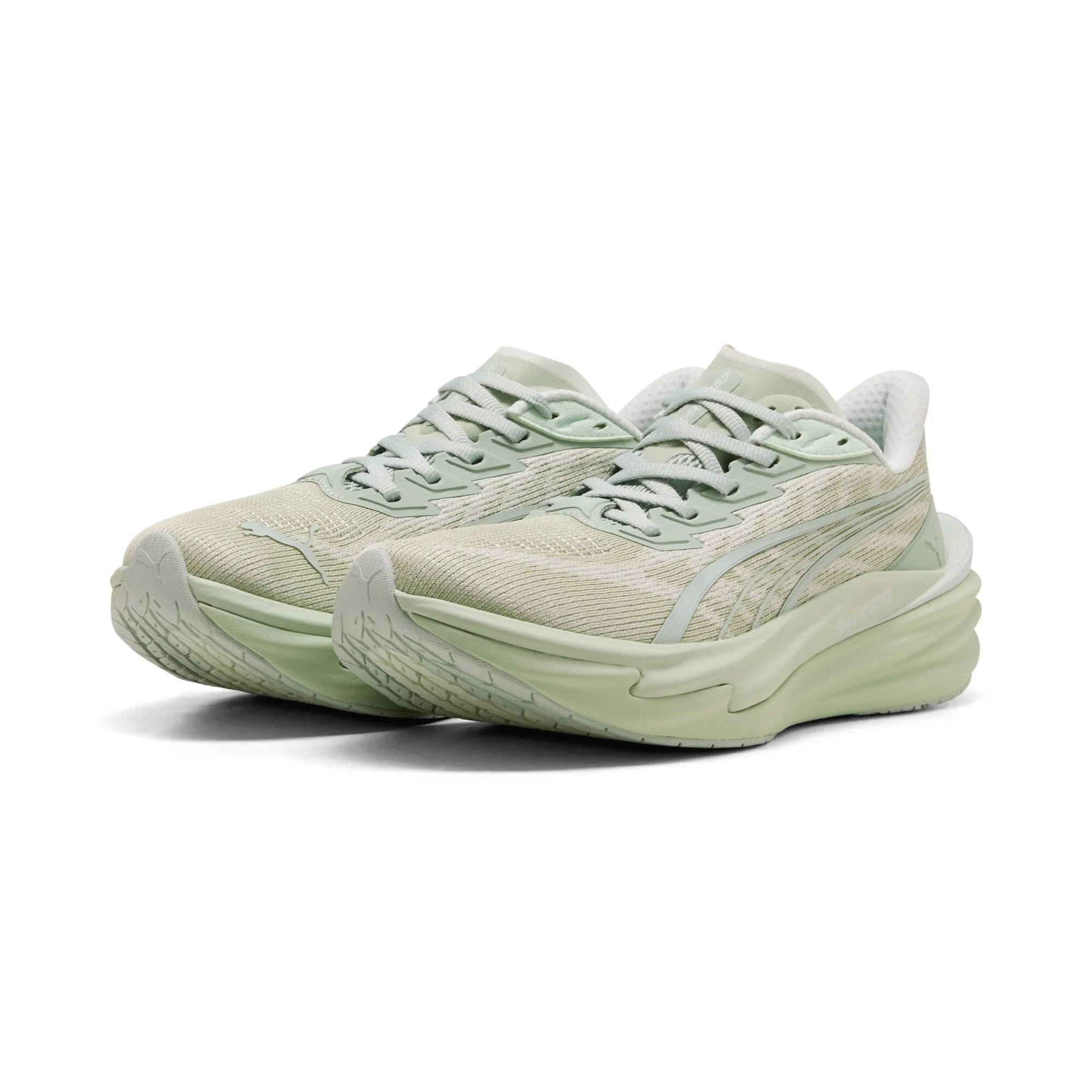 PUMA Deviate NITRO 4 Running Shoes Women in Green | Size 5