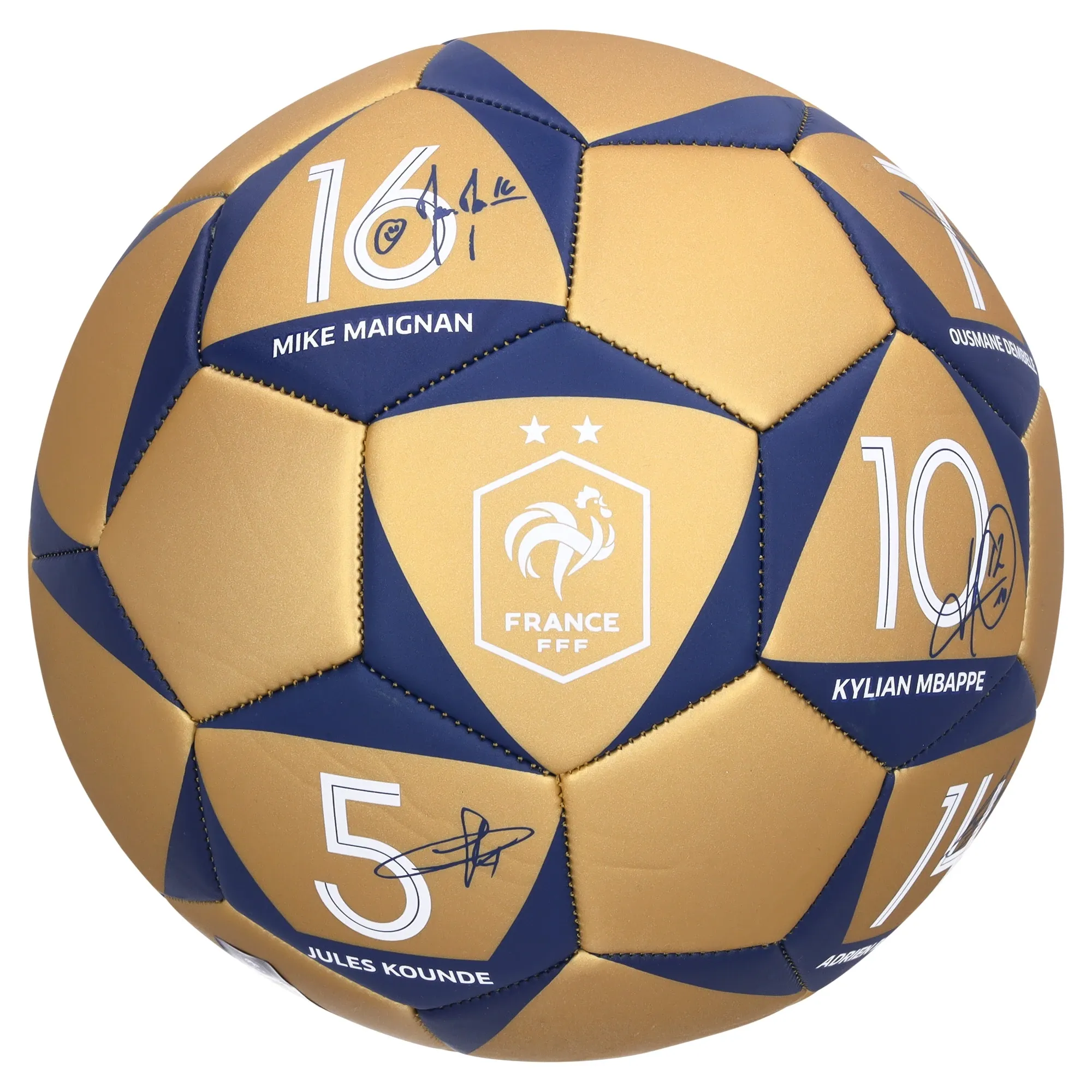 France Signature Football - Gold - Size 5