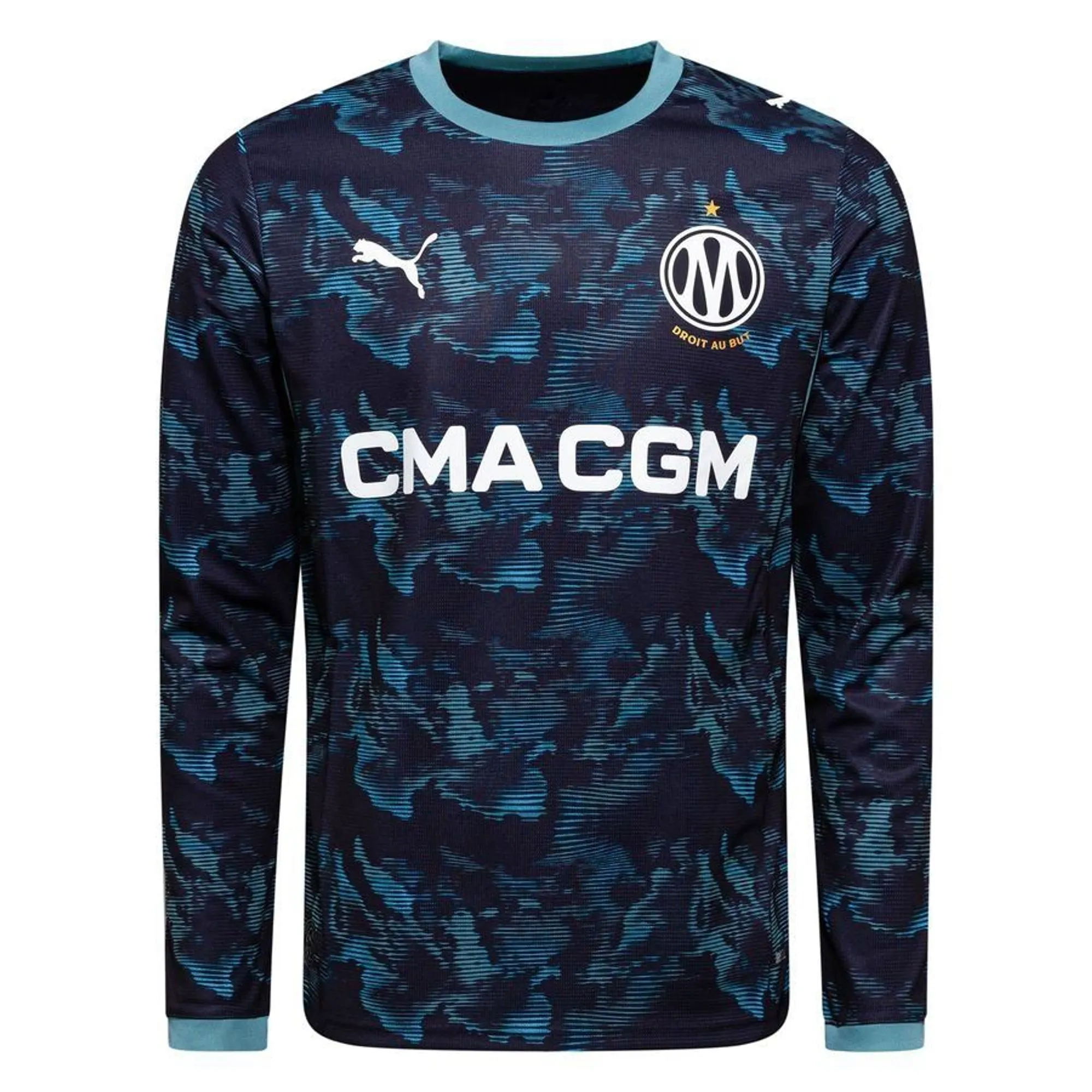 Marseille Away Shirt 2026/27 Long Sleeves - ['Blue']