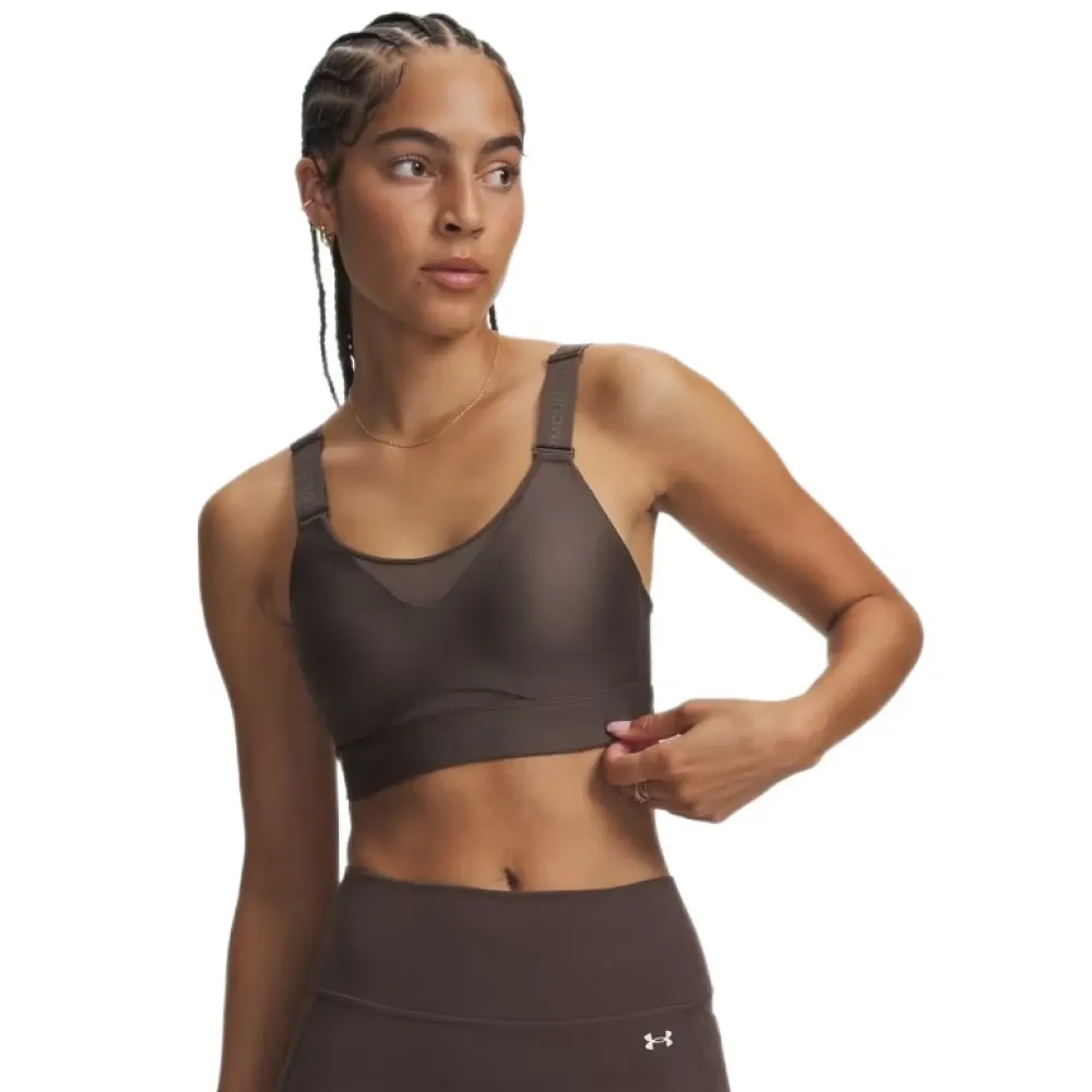 Under Armour  Infinity 2.0 High Women's Sports Bra Peppercorn / Peppercorn L A-C