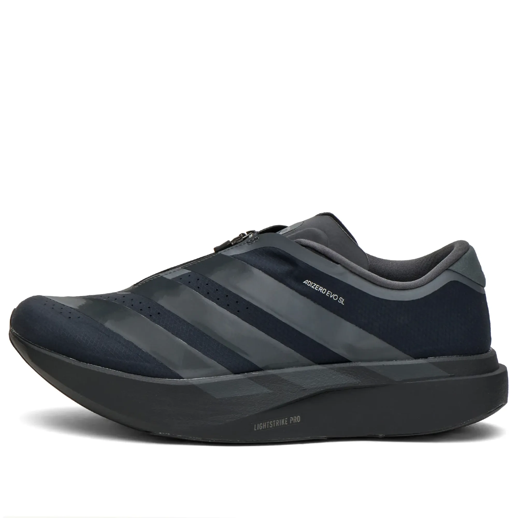 Adidas Men's Evo SL Zip Sneaker Core Black/Grey Six/Silver