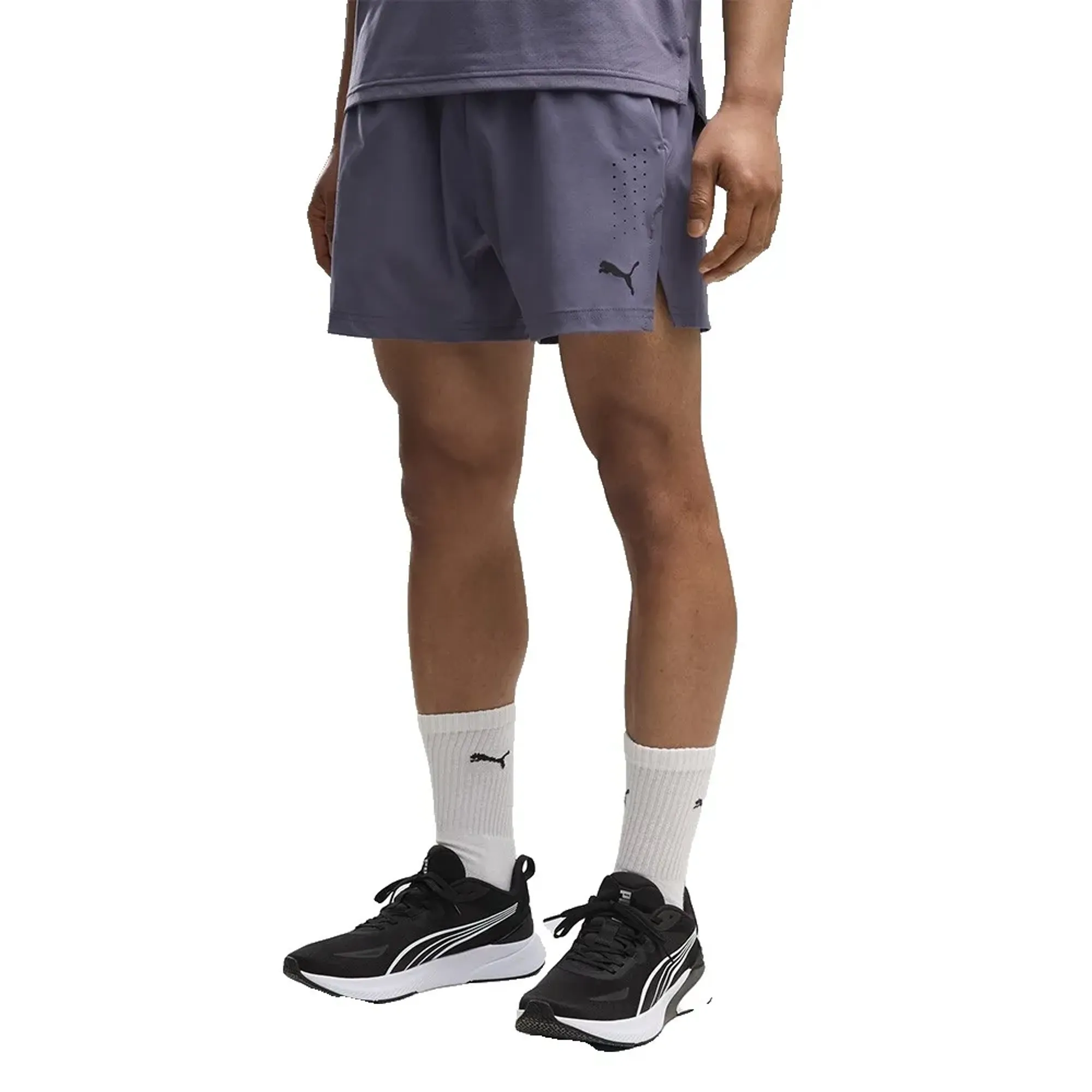 PUMA PWRMODE 5" Shorts Men in Gray | Size Medium