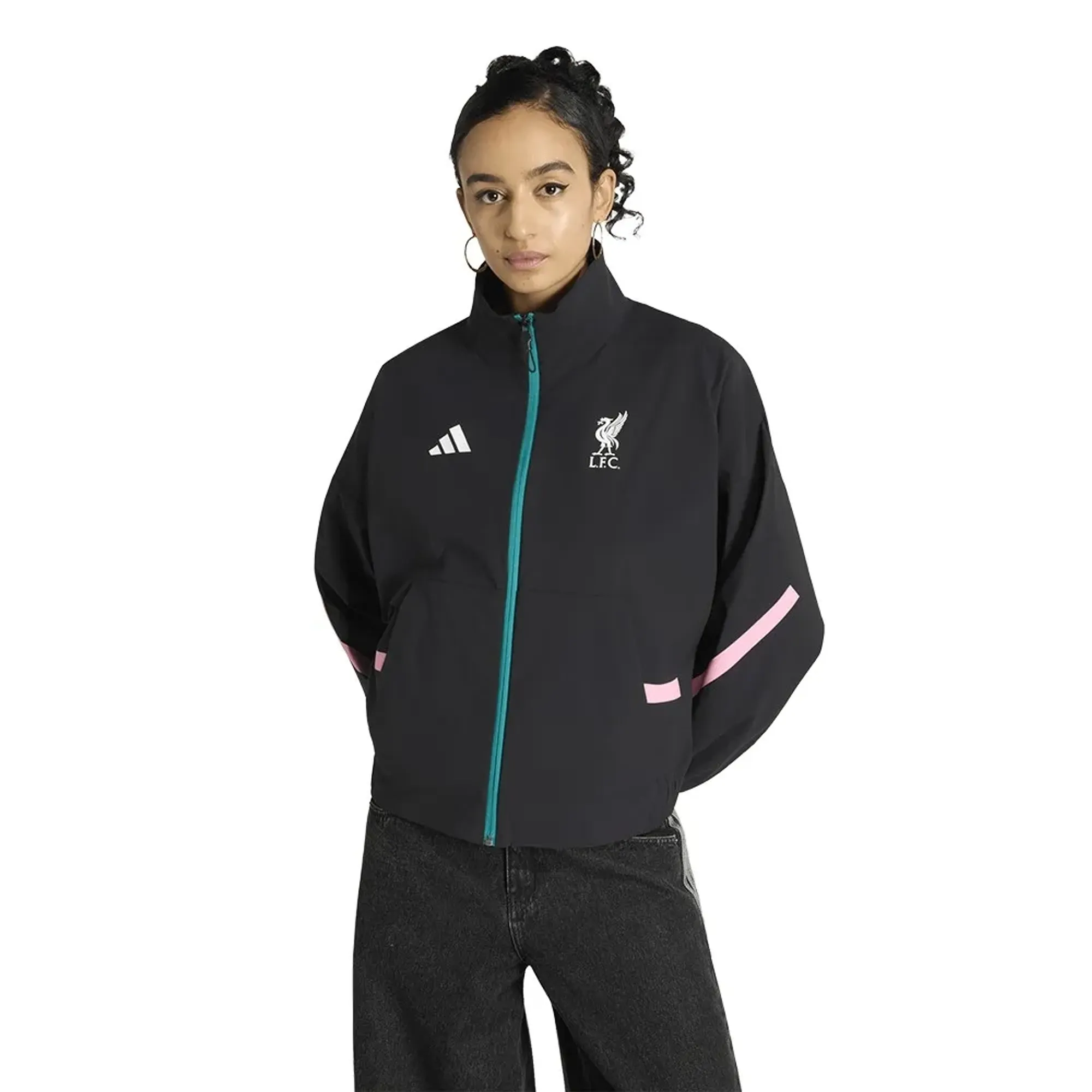 Adidas Liverpool Fc Z.n.e Anthem Full Zip Sweatshirt