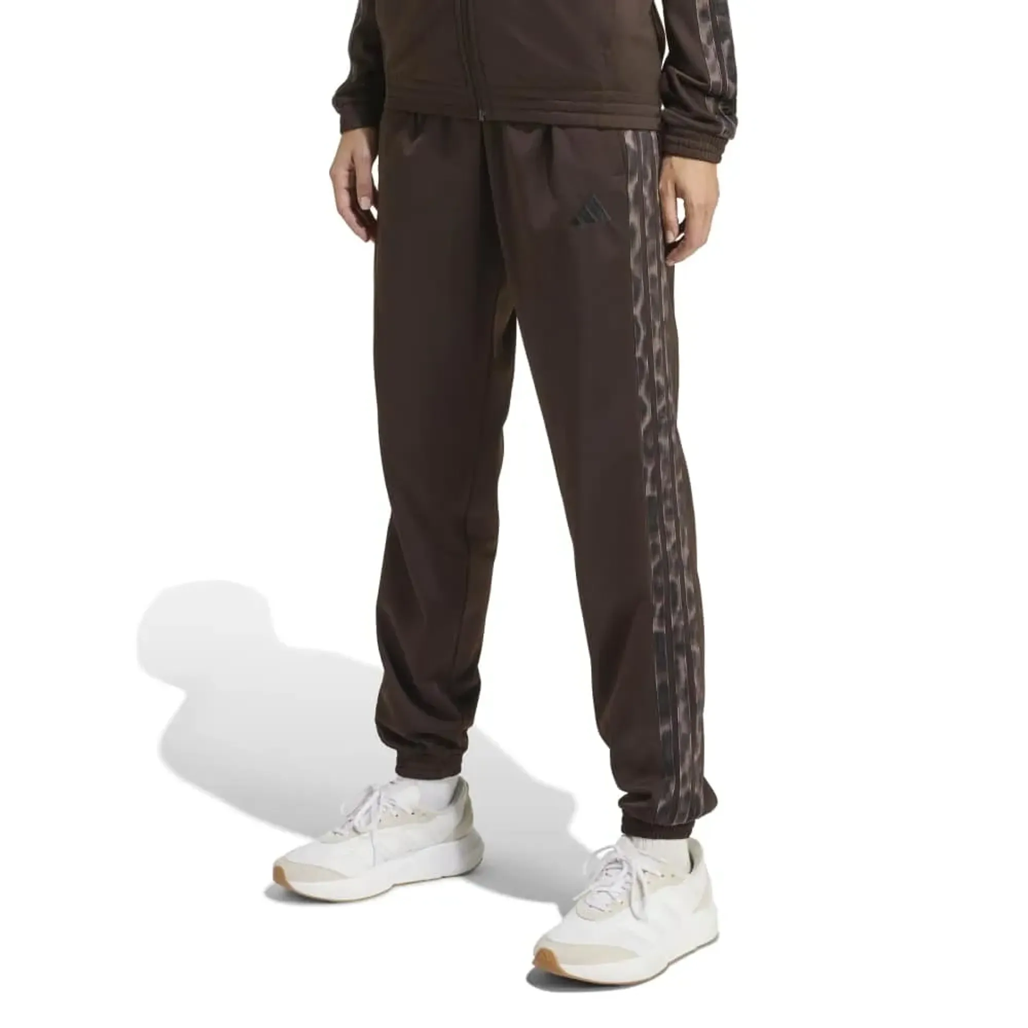 Adidas Tricot 3 Stripes Leopard Print Tracksuit Pants