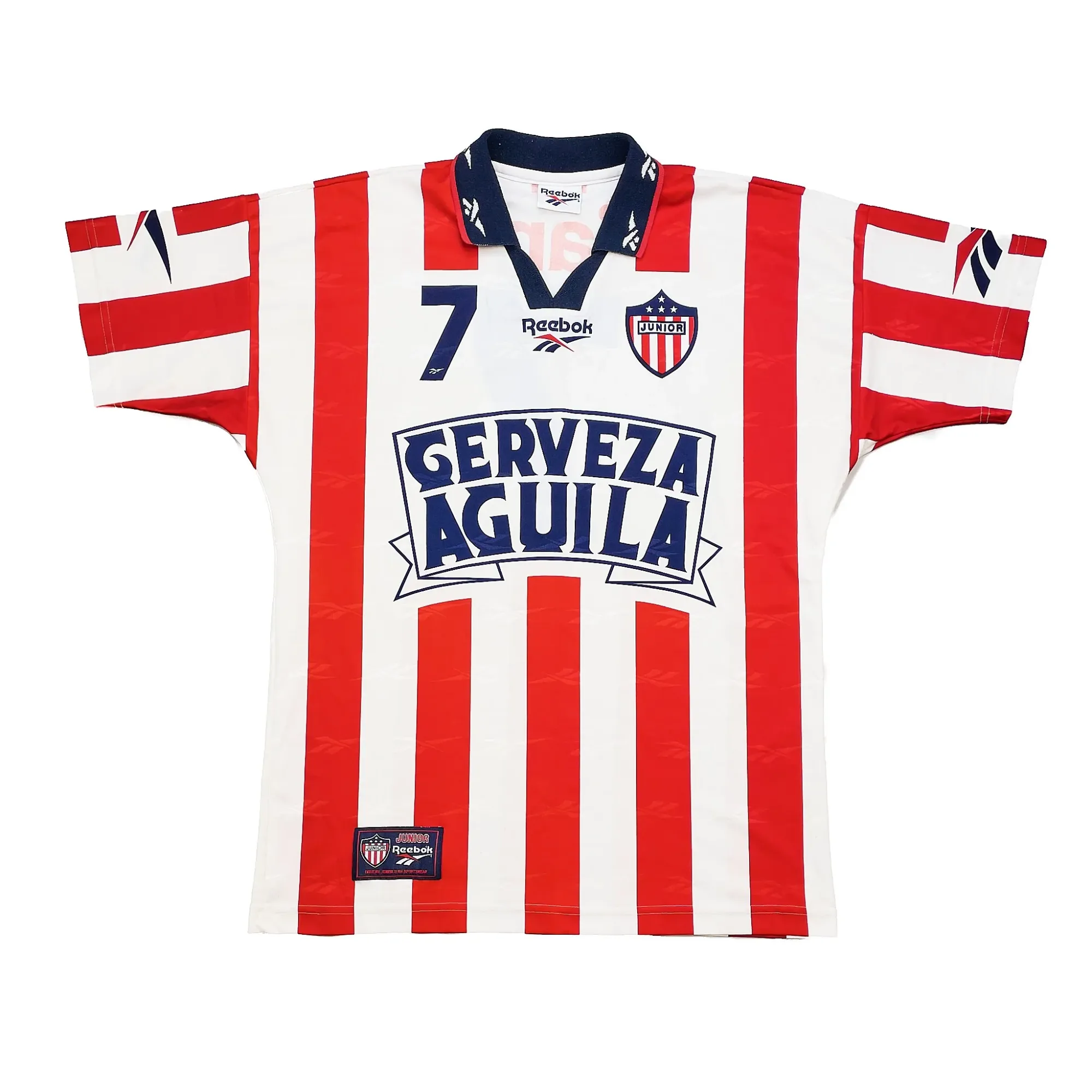 1996/97 ATLETICO JUNIOR #7 HOME SHIRT (M) REEBOK | Cult Kits
